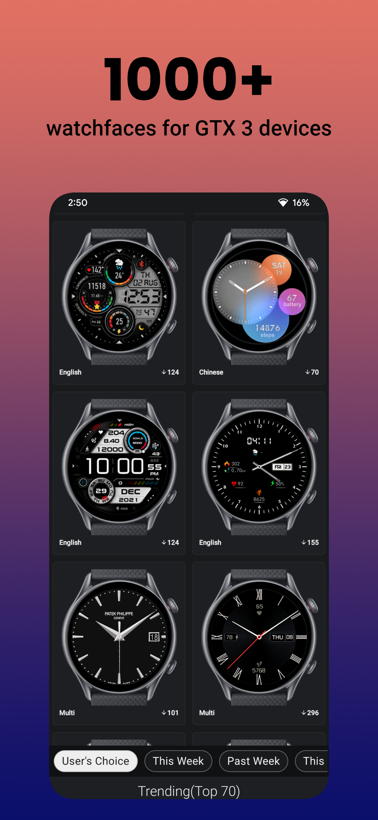 اسکرین شات 3 برنامه Amazfit GTR 4 GTS 4 WatchFaces
