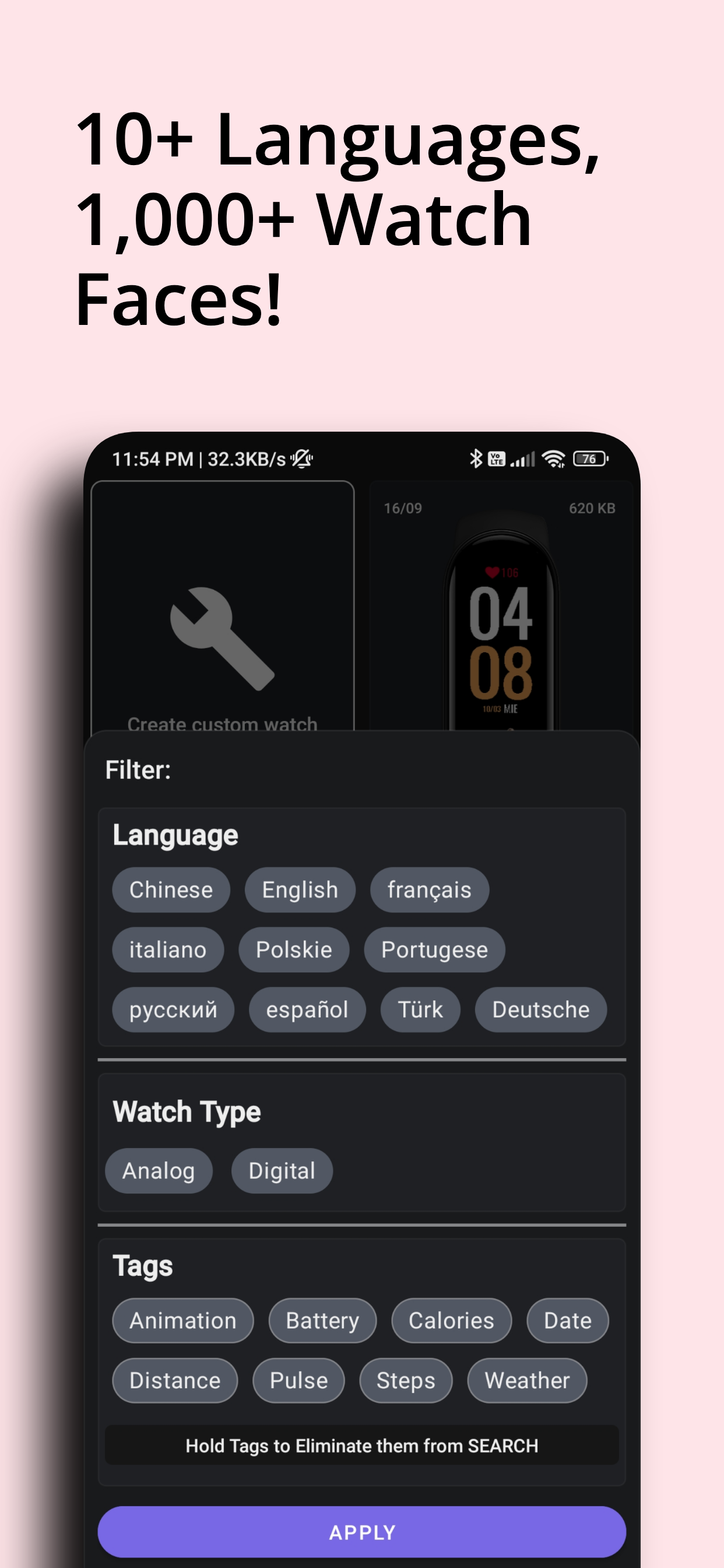 اسکرین شات 4 برنامه Mi Band 6 Watch Faces