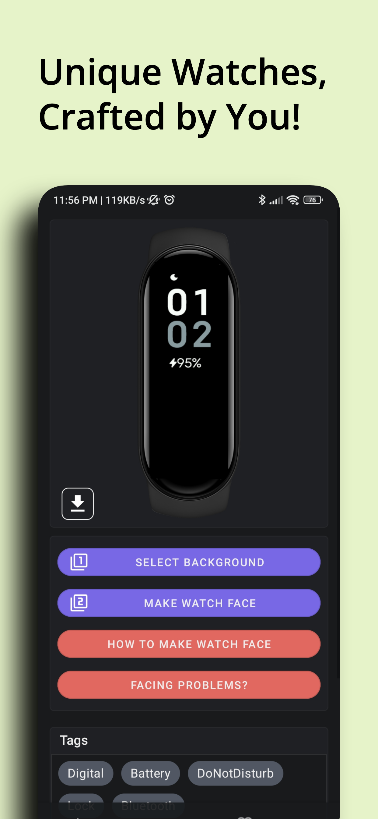 اسکرین شات 8 برنامه Mi Band 6 Watch Faces