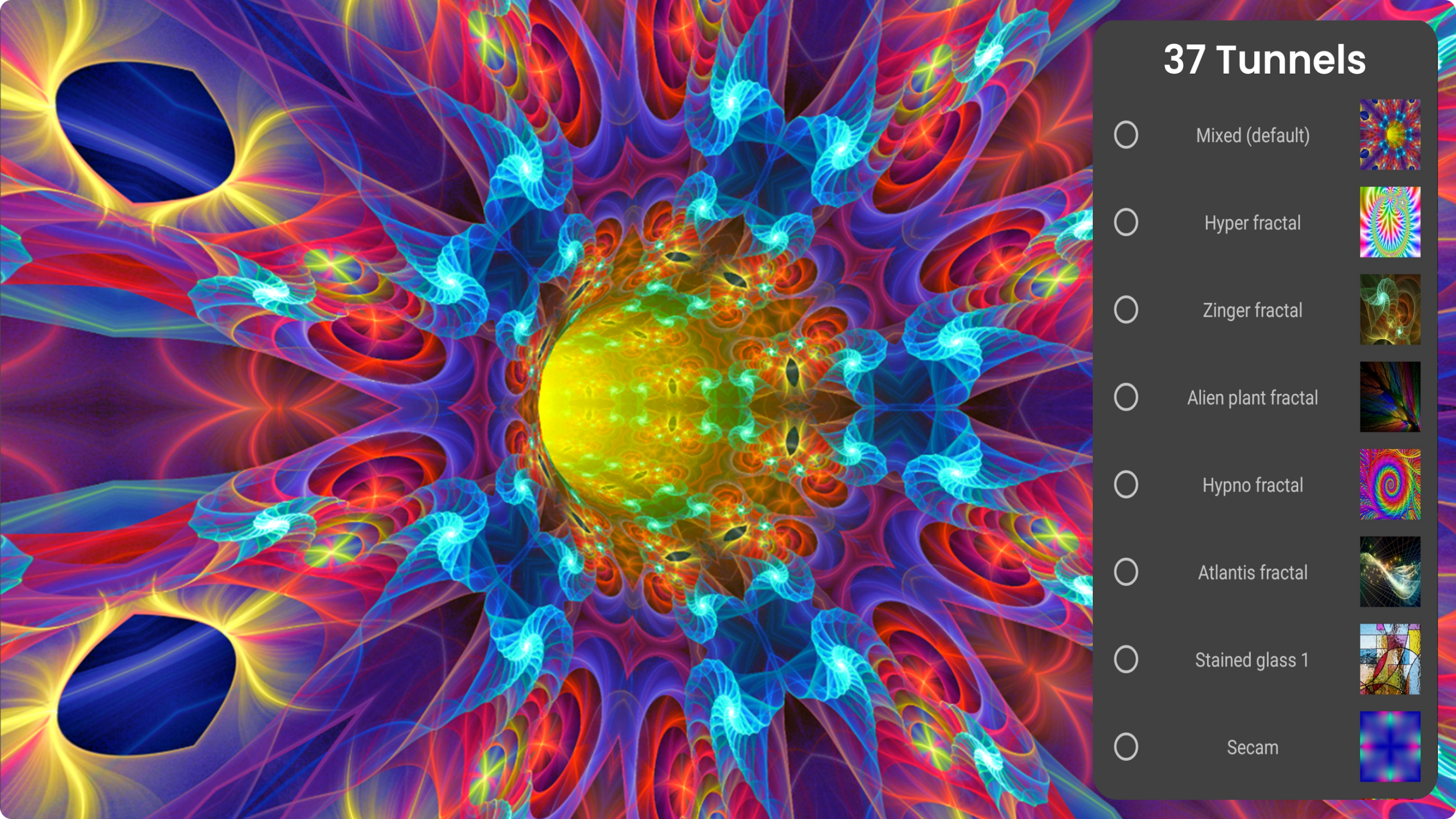 اسکرین شات 5 برنامه Astral 3D FX Music Visualizer