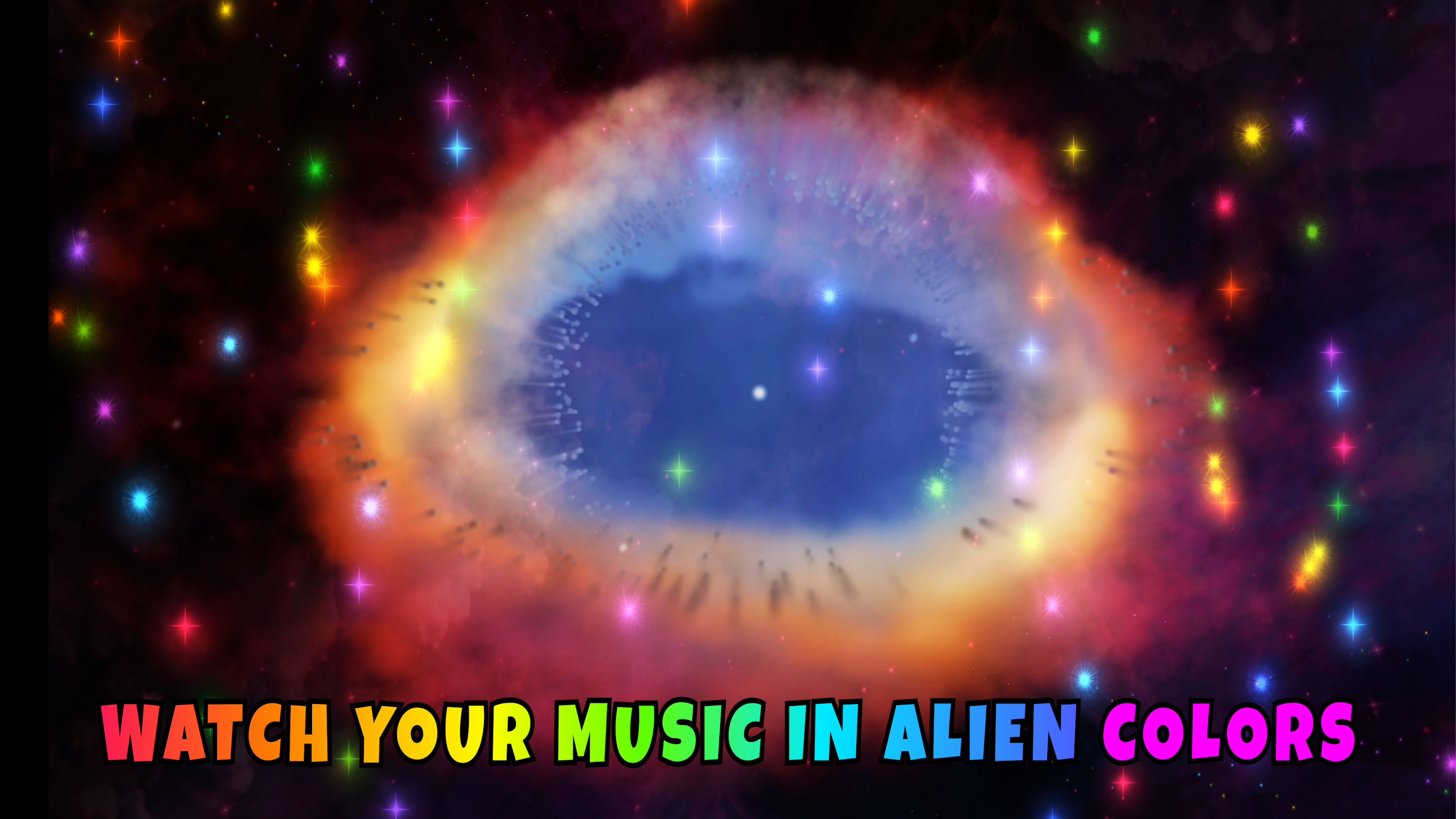 اسکرین شات 1 برنامه Alien Worlds Music Visualizer