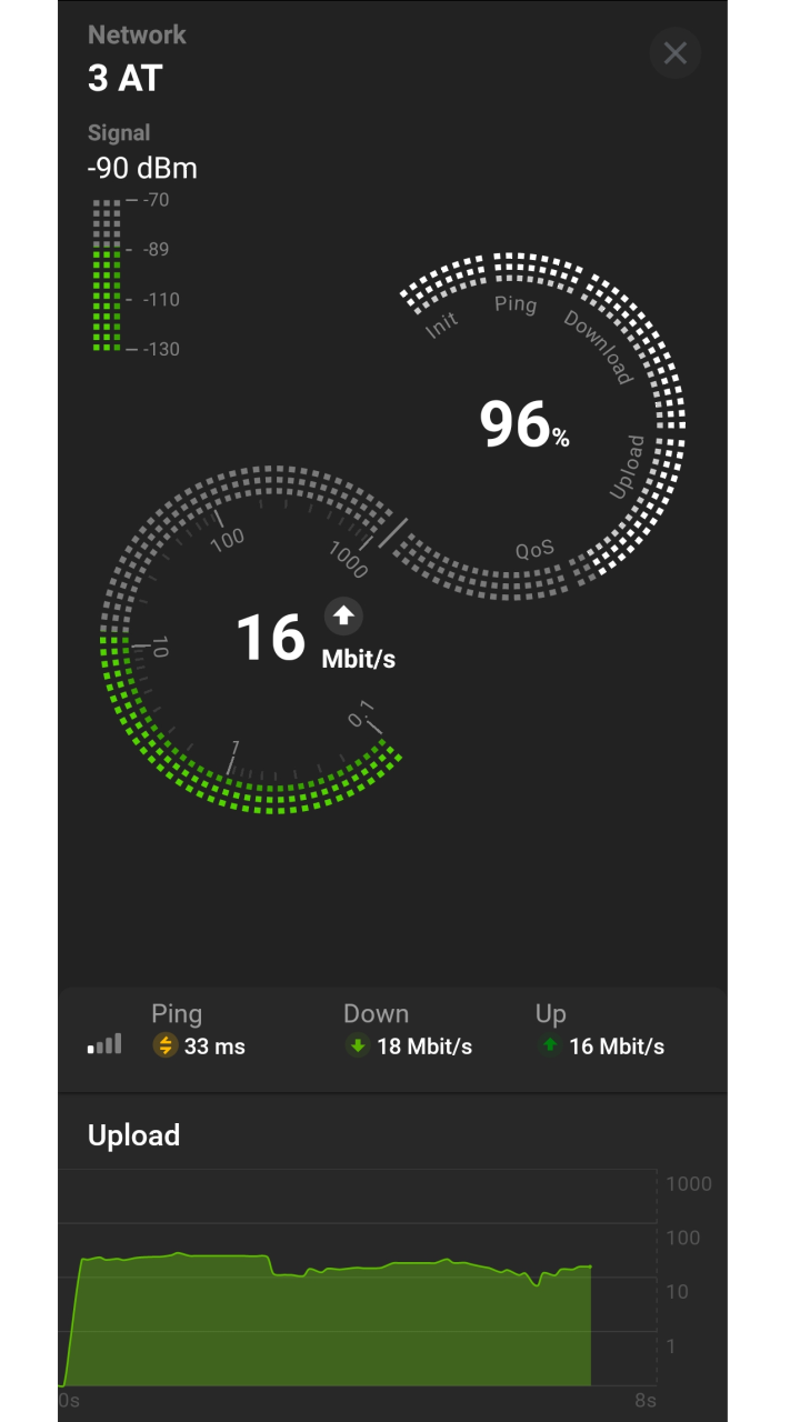 اسکرین شات 2 برنامه RTR-NetTest 3G/4G/5G IPv4/6