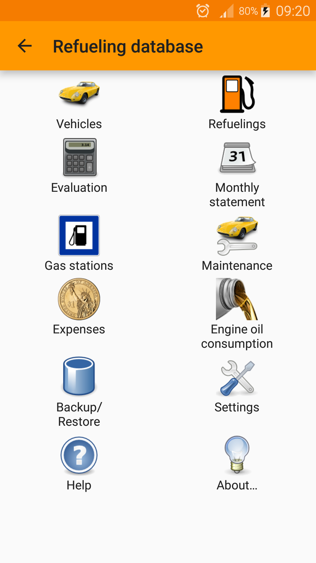 اسکرین شات 6 برنامه Refueling database