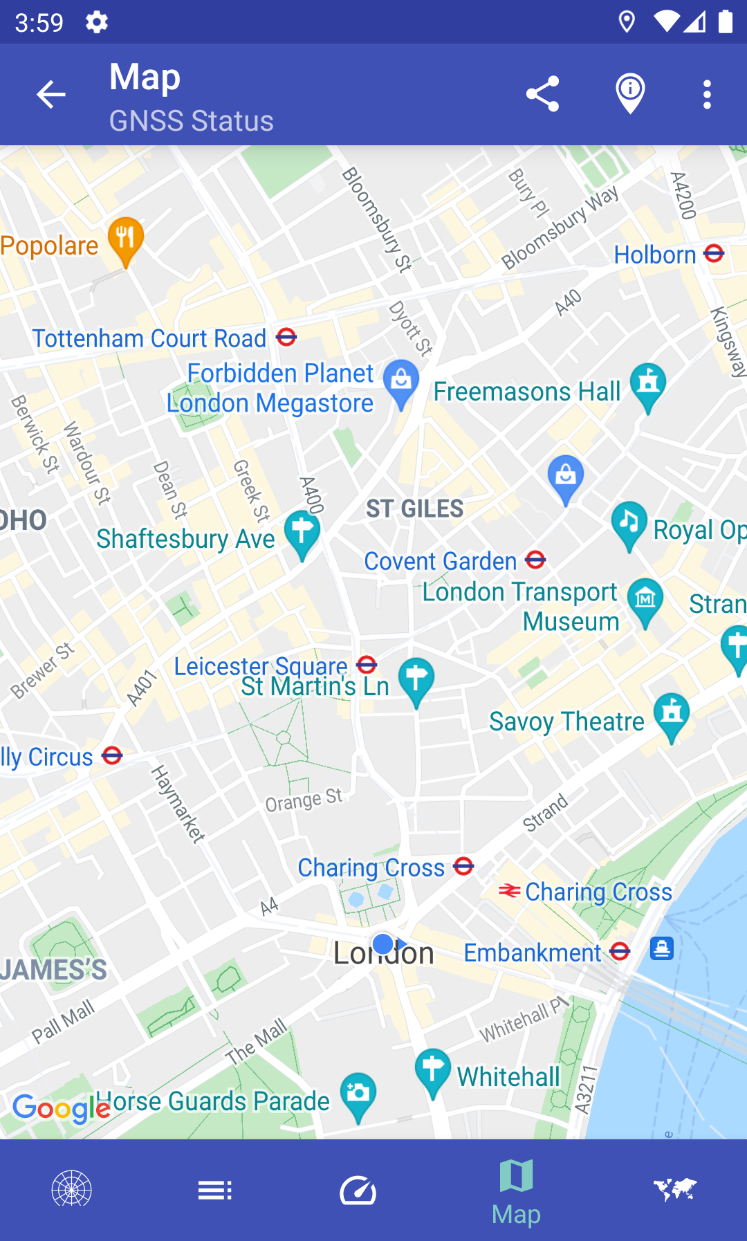 اسکرین شات 7 برنامه GNSS Status (GPS Test)