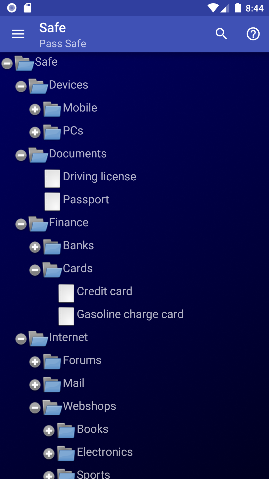 اسکرین شات 5 برنامه Pass Safe