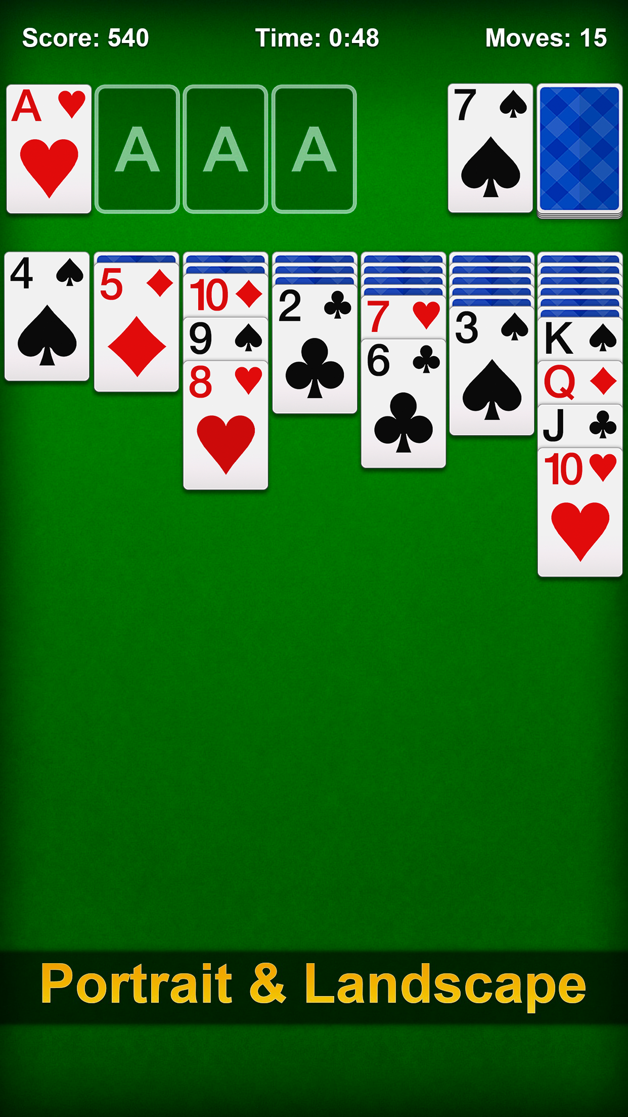 اسکرین شات 2 بازی Solitaire - Classic Card Games