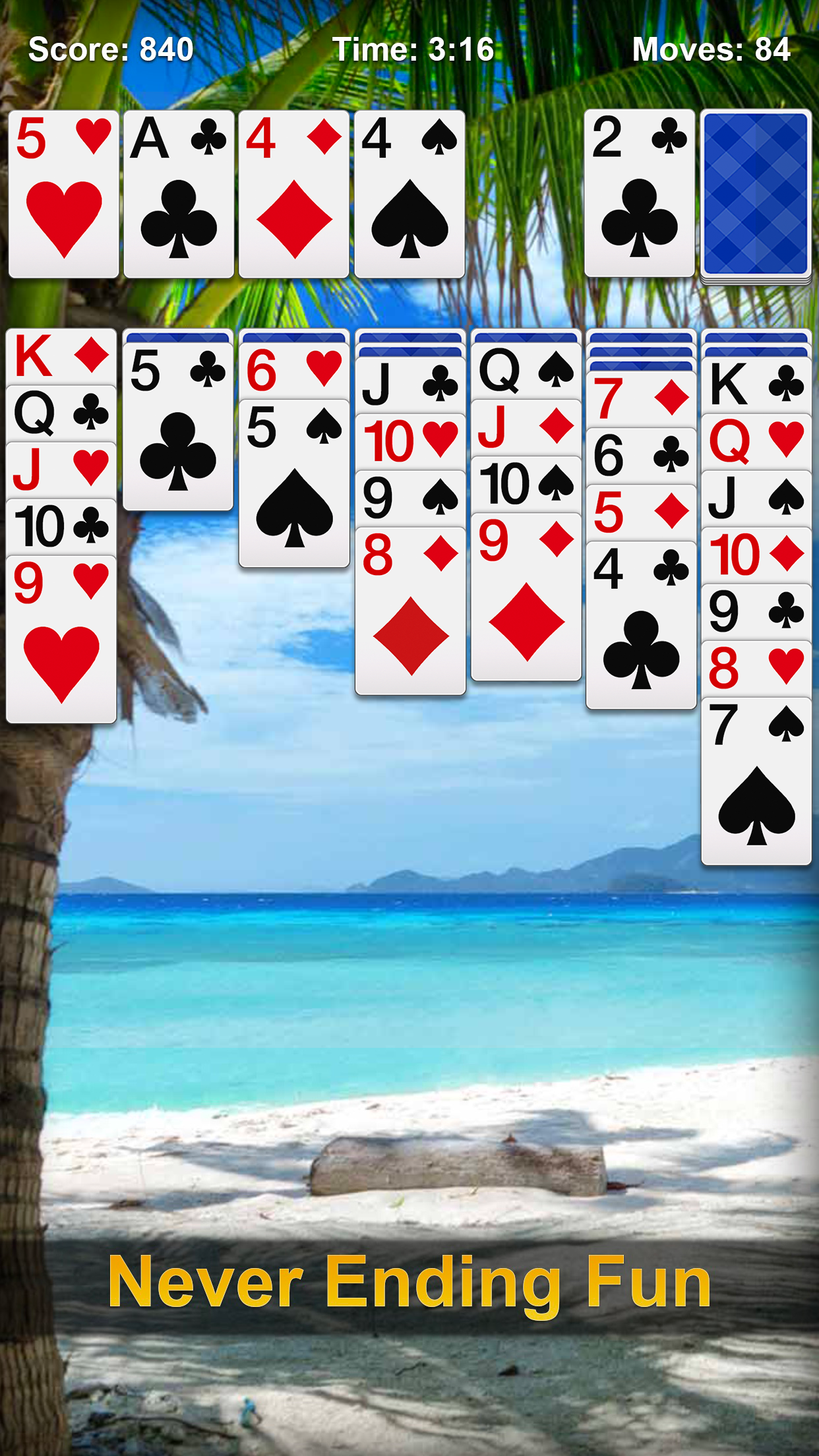 اسکرین شات 4 بازی Solitaire - Classic Card Games
