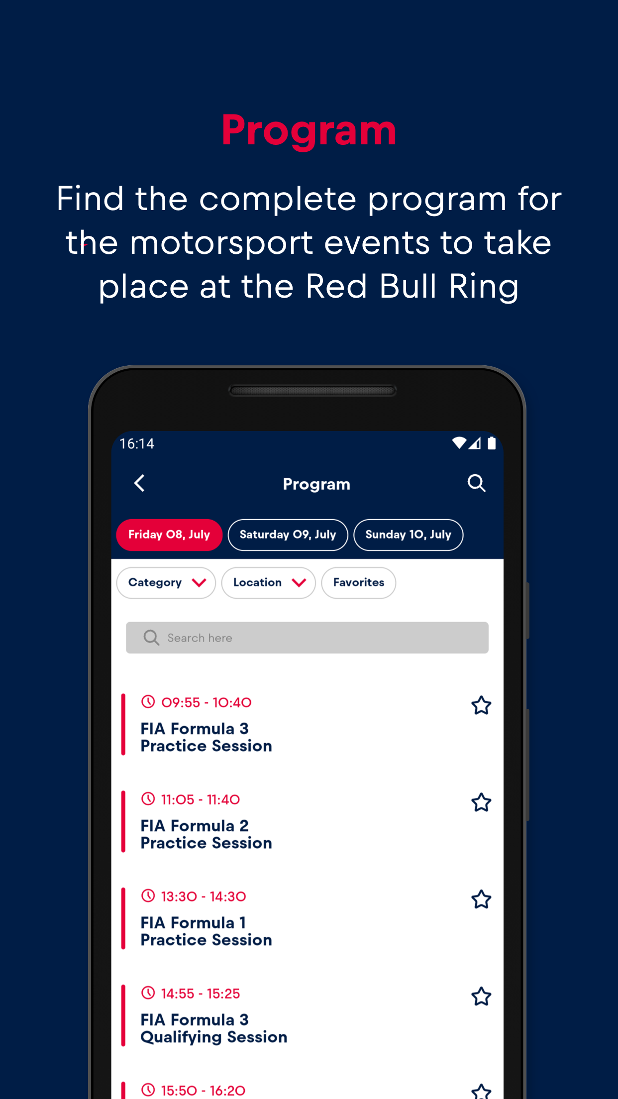 اسکرین شات 4 برنامه Red Bull Ring
