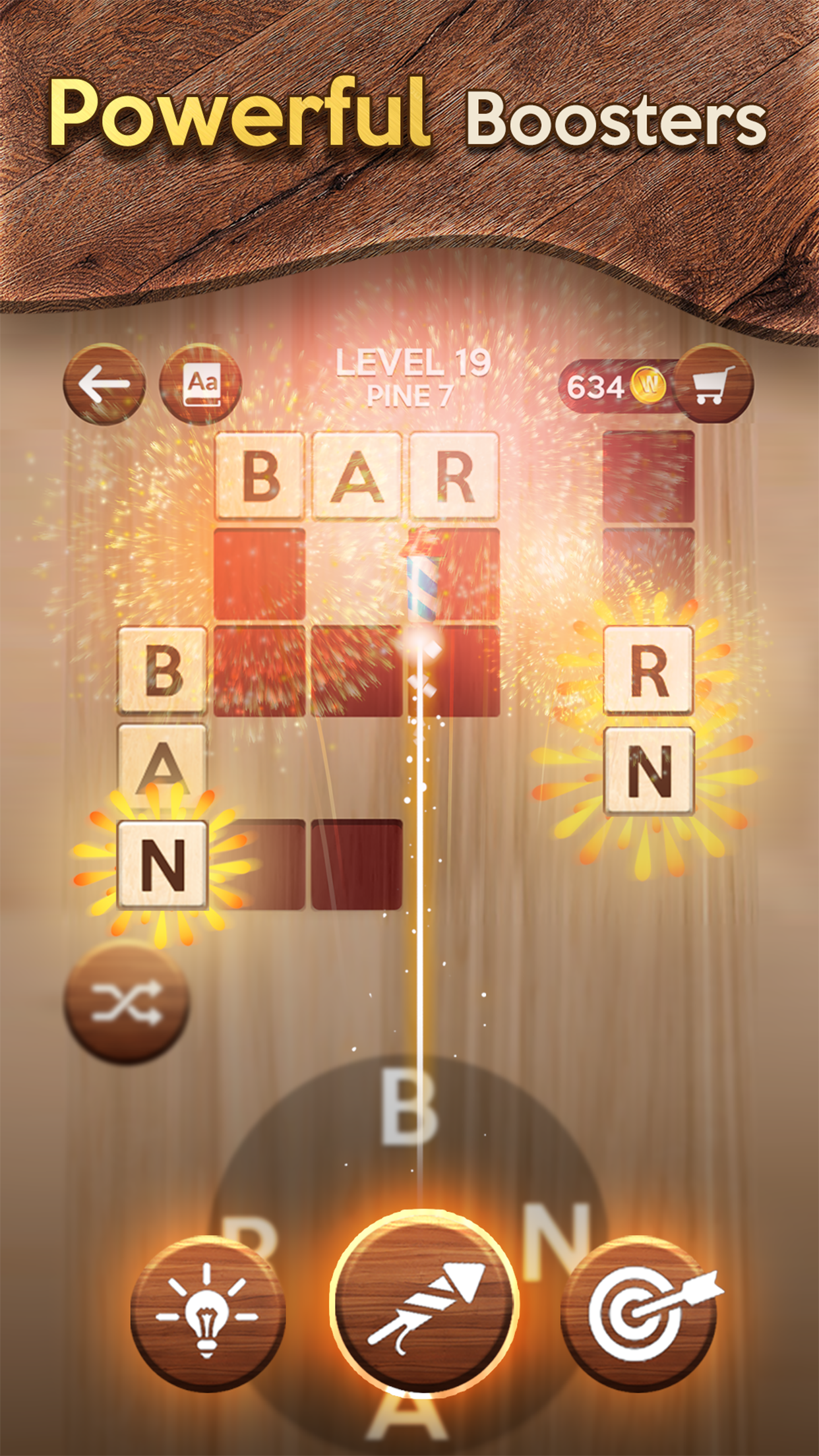 اسکرین شات 4 بازی Woody Cross: Word Connect