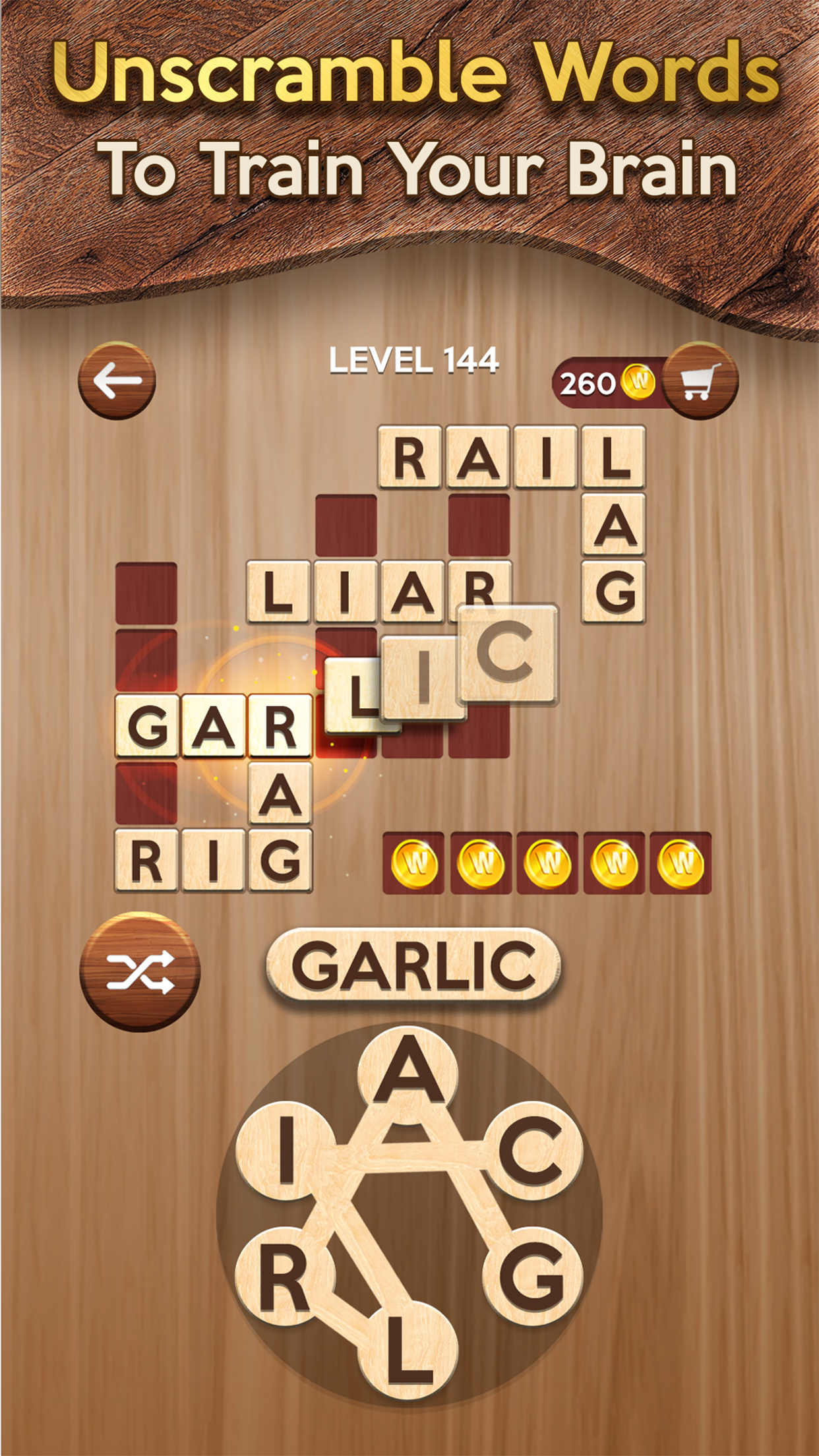 اسکرین شات 2 بازی Woody Cross: Word Connect