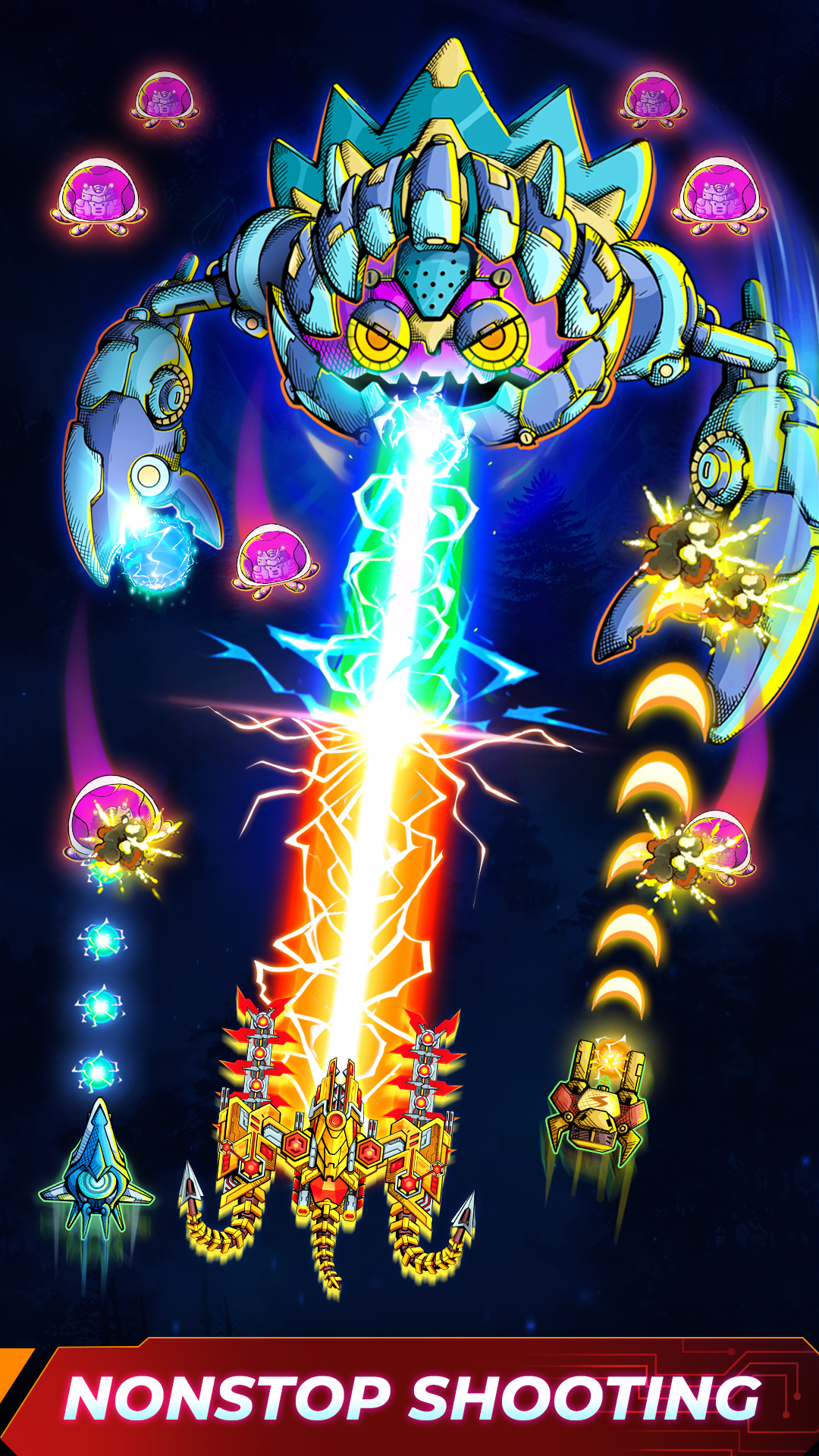 اسکرین شات 3 بازی Atlantis Invaders