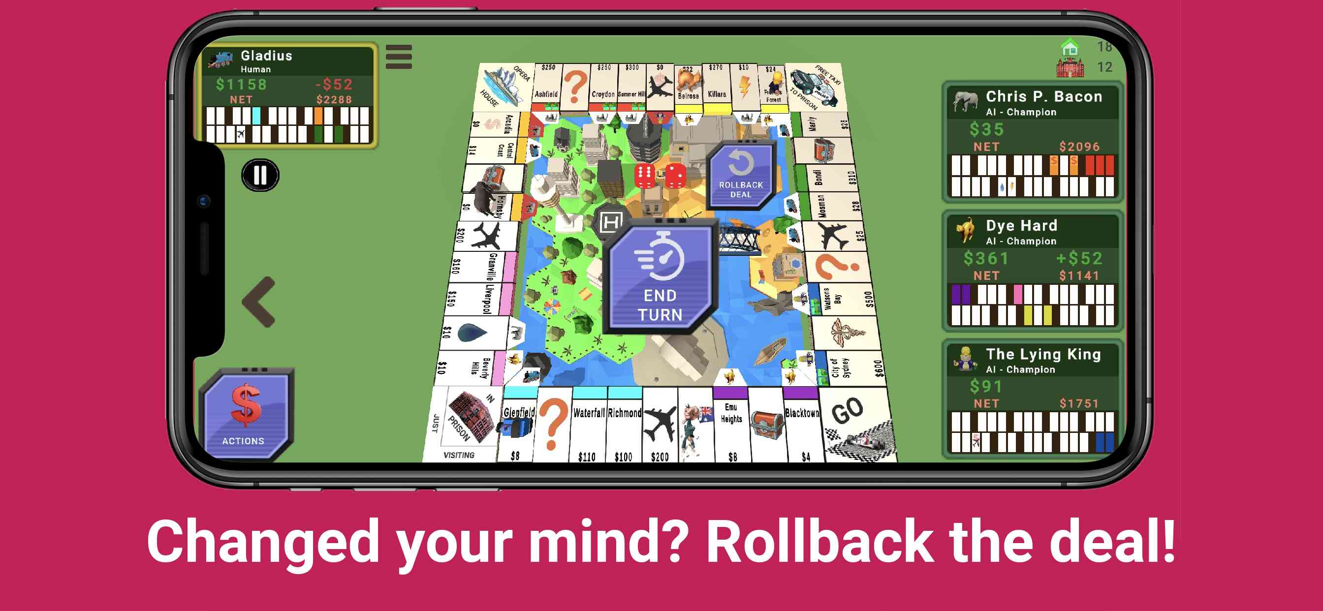 اسکرین شات 4 بازی Quadropoly - Monopolist Tycoon