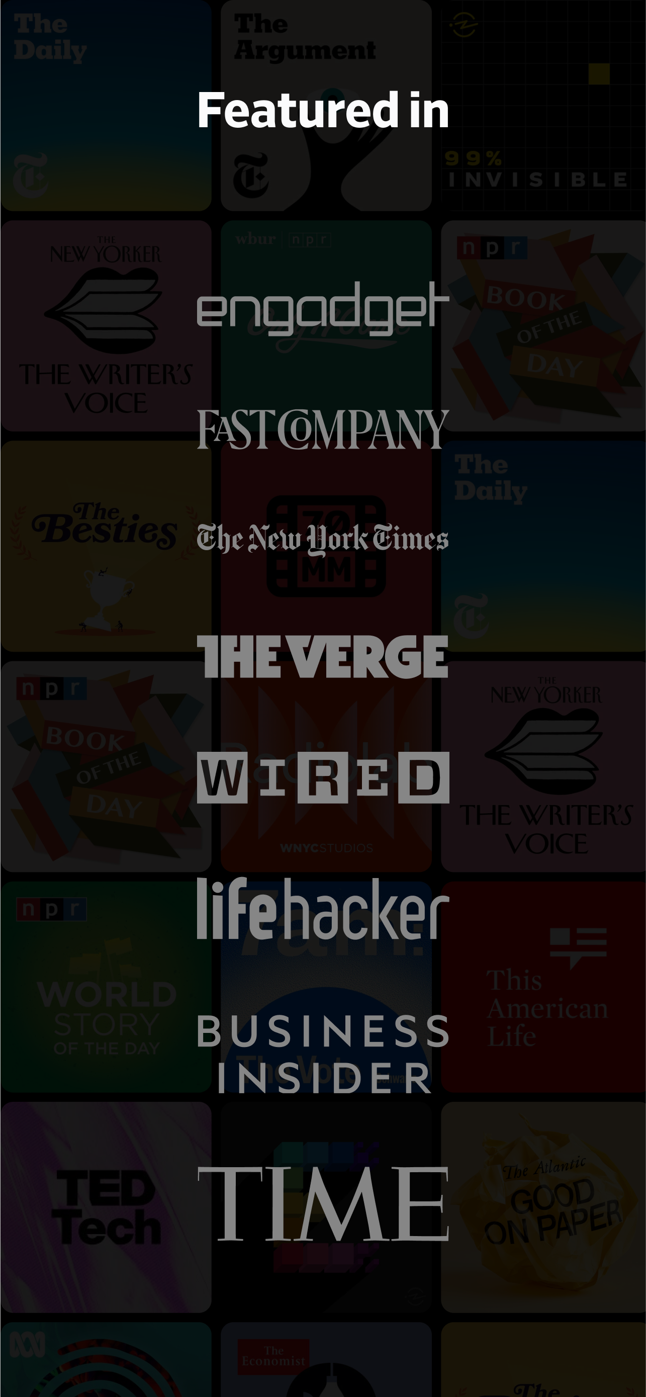 اسکرین شات 7 برنامه Pocket Casts - Podcast App