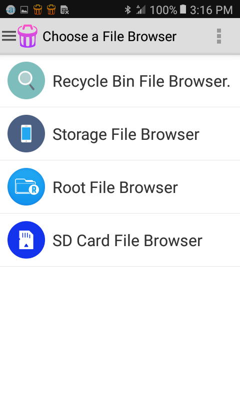 اسکرین شات 4 برنامه Audio Recycle Bin