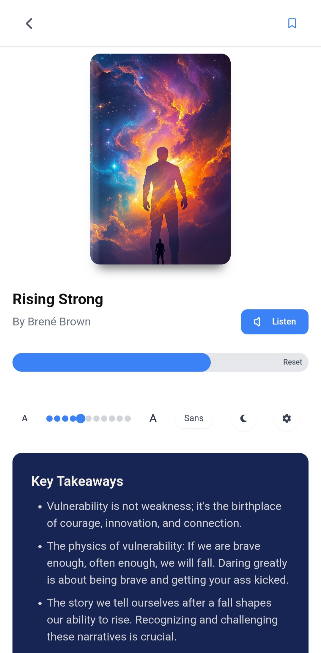 اسکرین شات 3 برنامه Book AI: AudioBooks, Summaries