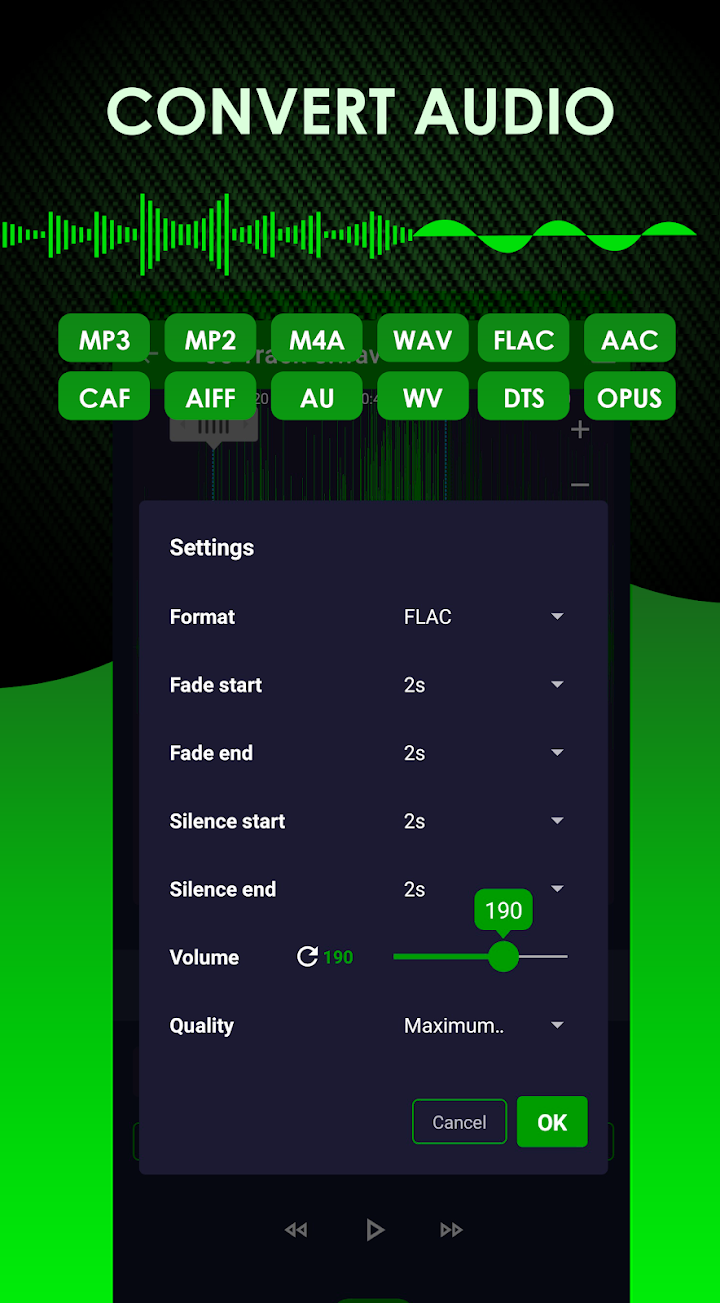 اسکرین شات 1 برنامه MP3 Converter