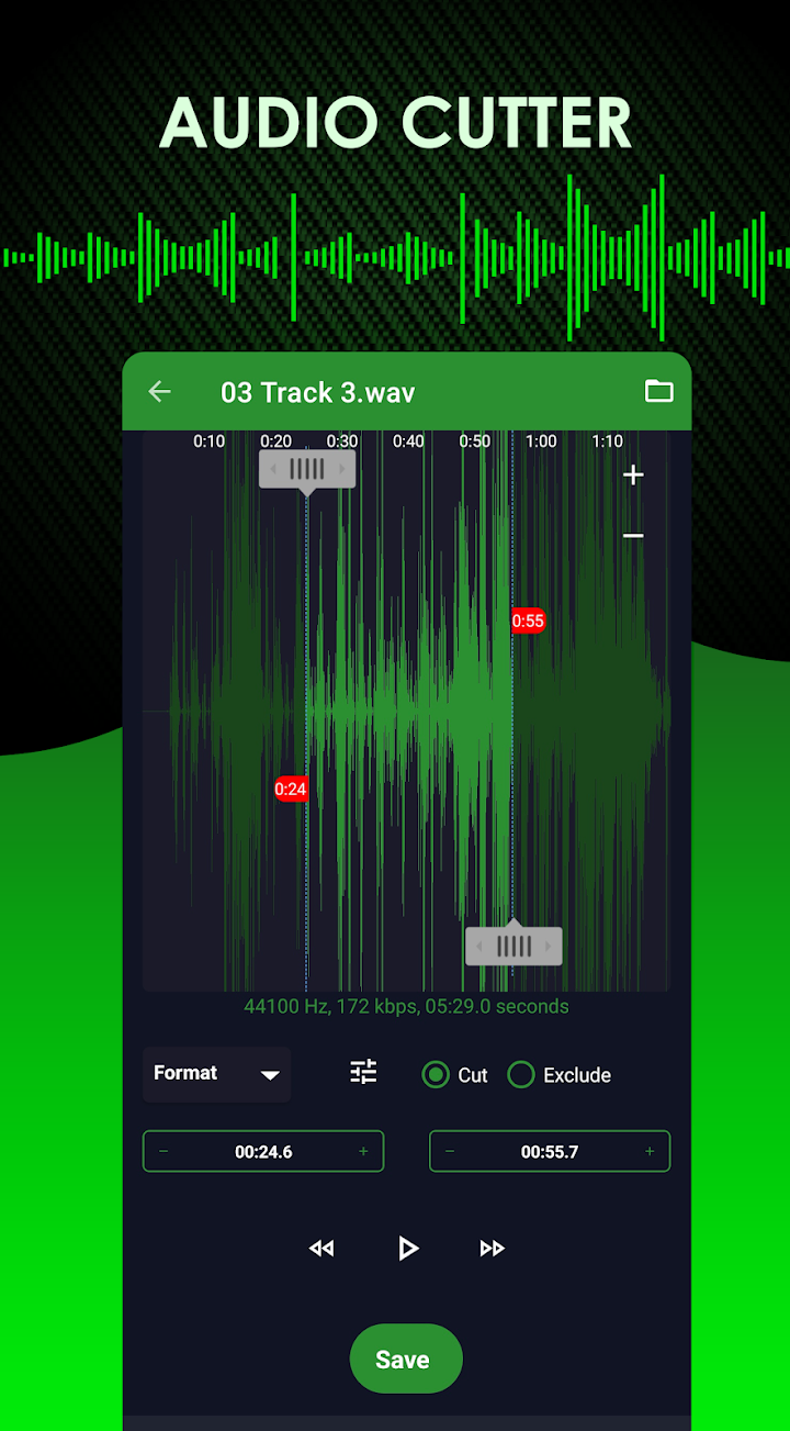 اسکرین شات 2 برنامه MP3 Converter