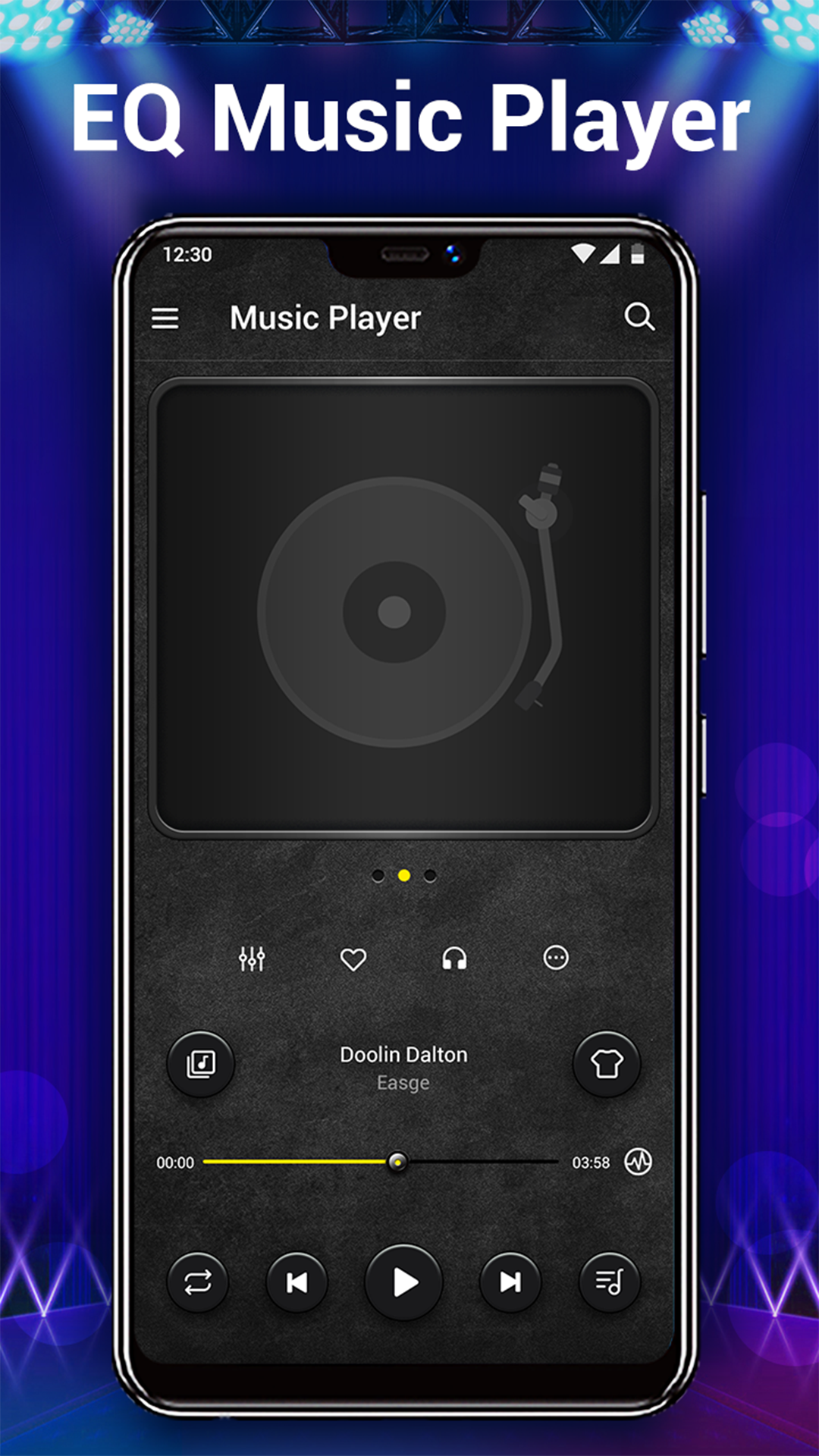 اسکرین شات 2 برنامه Music Player - Audio Player