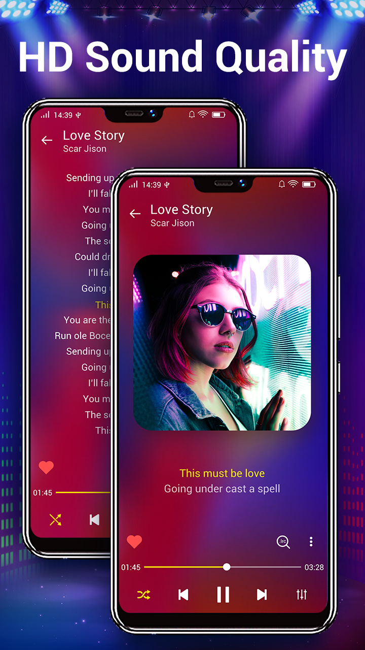 اسکرین شات 3 برنامه Music Player- Bass Boost,Audio
