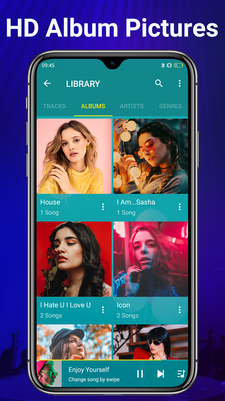 اسکرین شات 6 برنامه Music - Equalizer & Mp3 Player