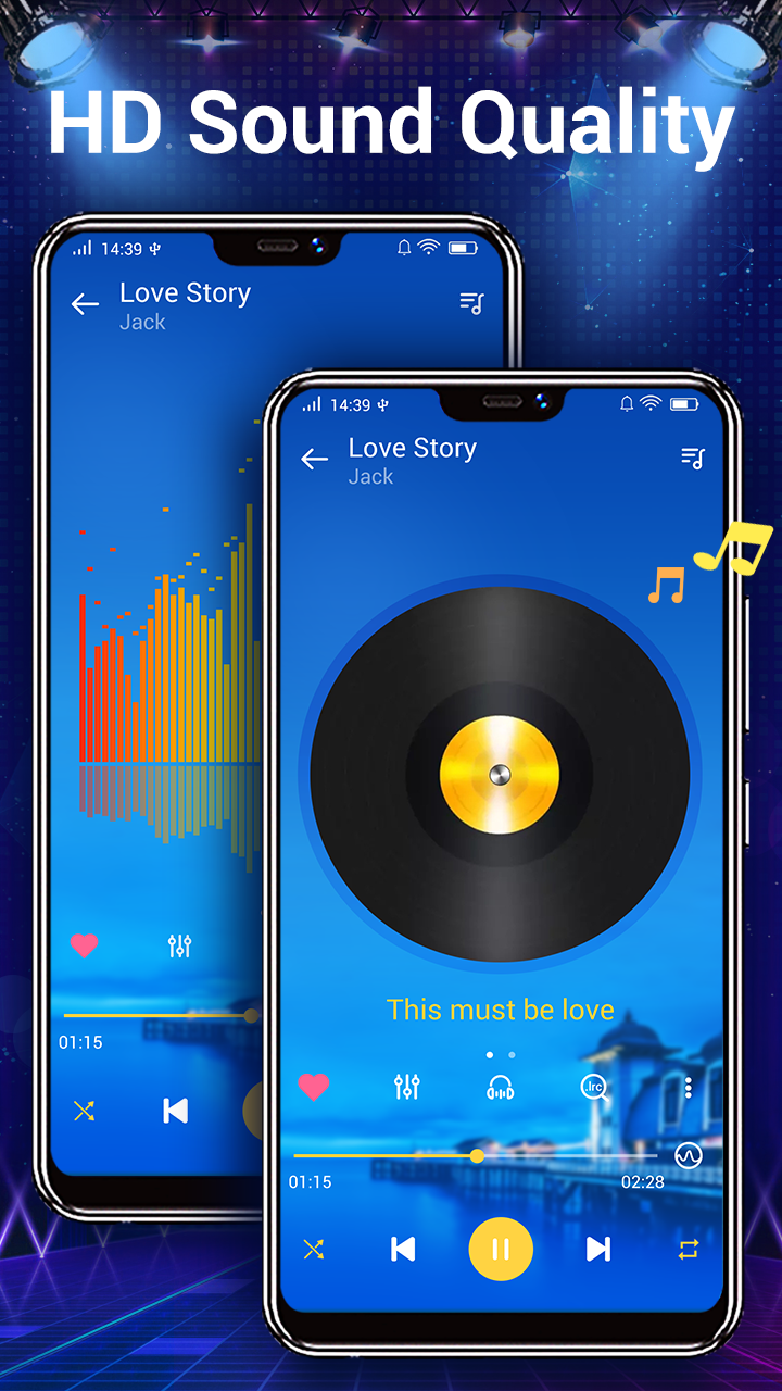 اسکرین شات 5 برنامه Music Player - MP3 Player