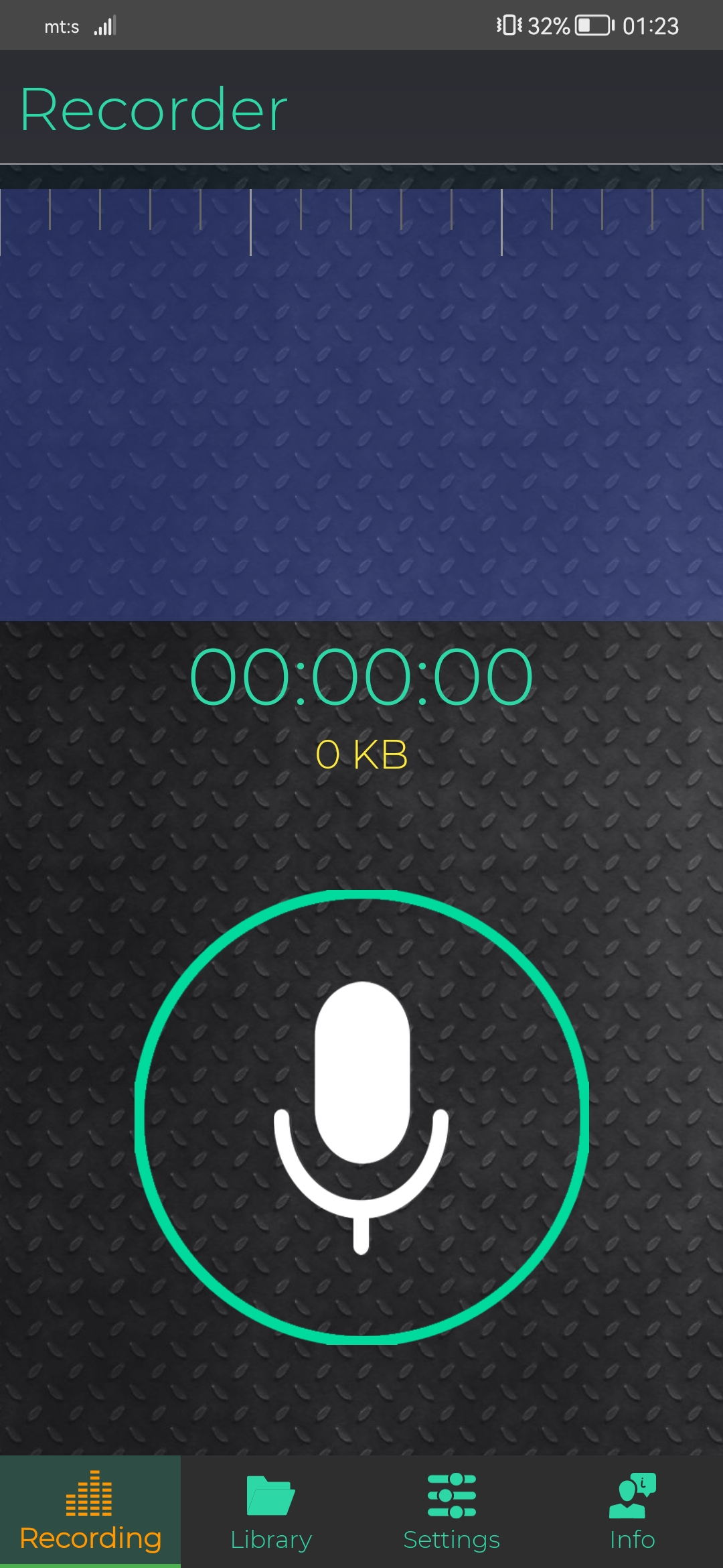اسکرین شات 3 برنامه Secret Voice Recorder