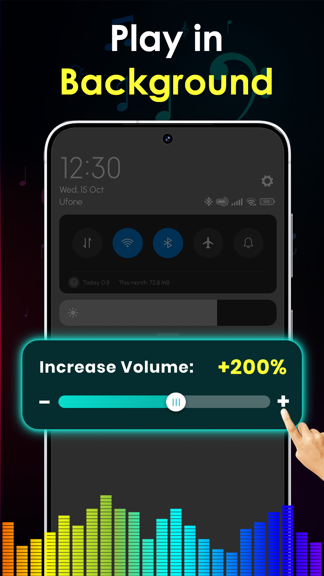 اسکرین شات 6 برنامه Volume Booster & Sound Booster
