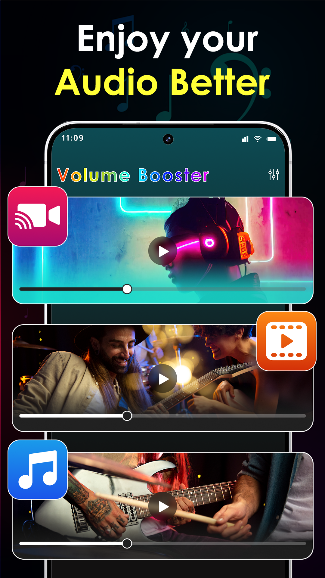 اسکرین شات 7 برنامه Volume Booster & Sound Booster