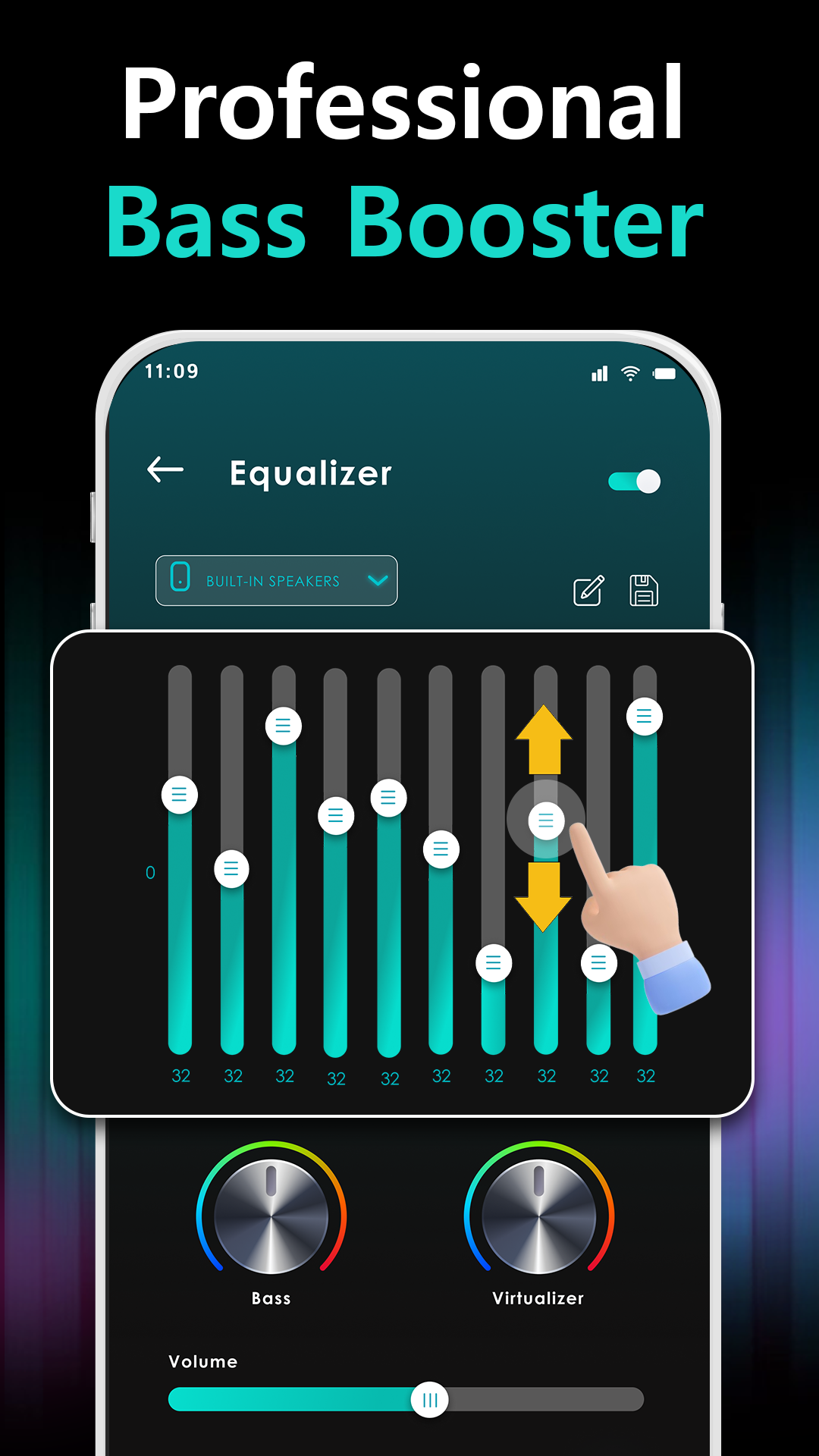 اسکرین شات 2 برنامه Volume Booster & Sound Booster