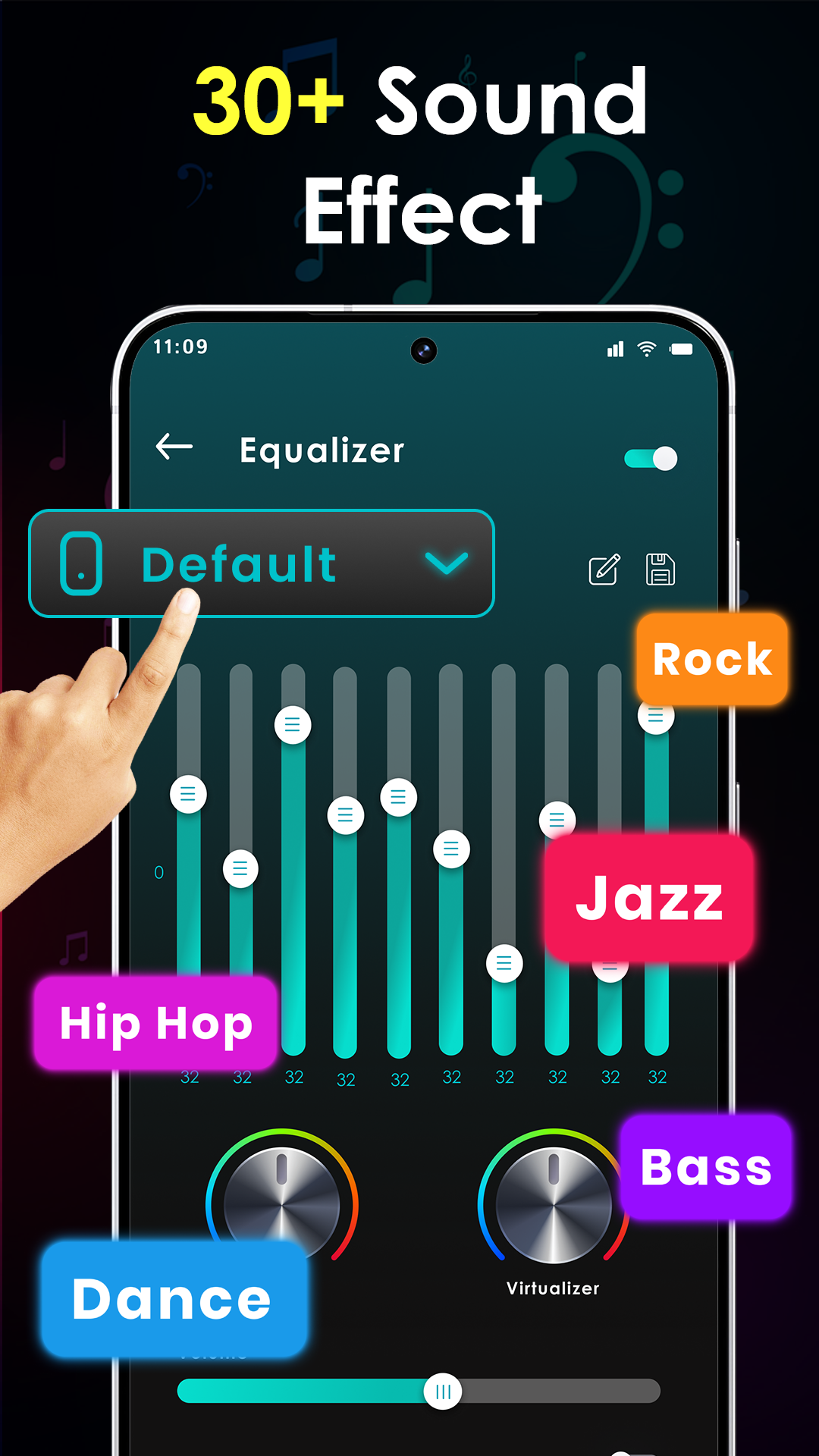 اسکرین شات 3 برنامه Volume Booster & Sound Booster