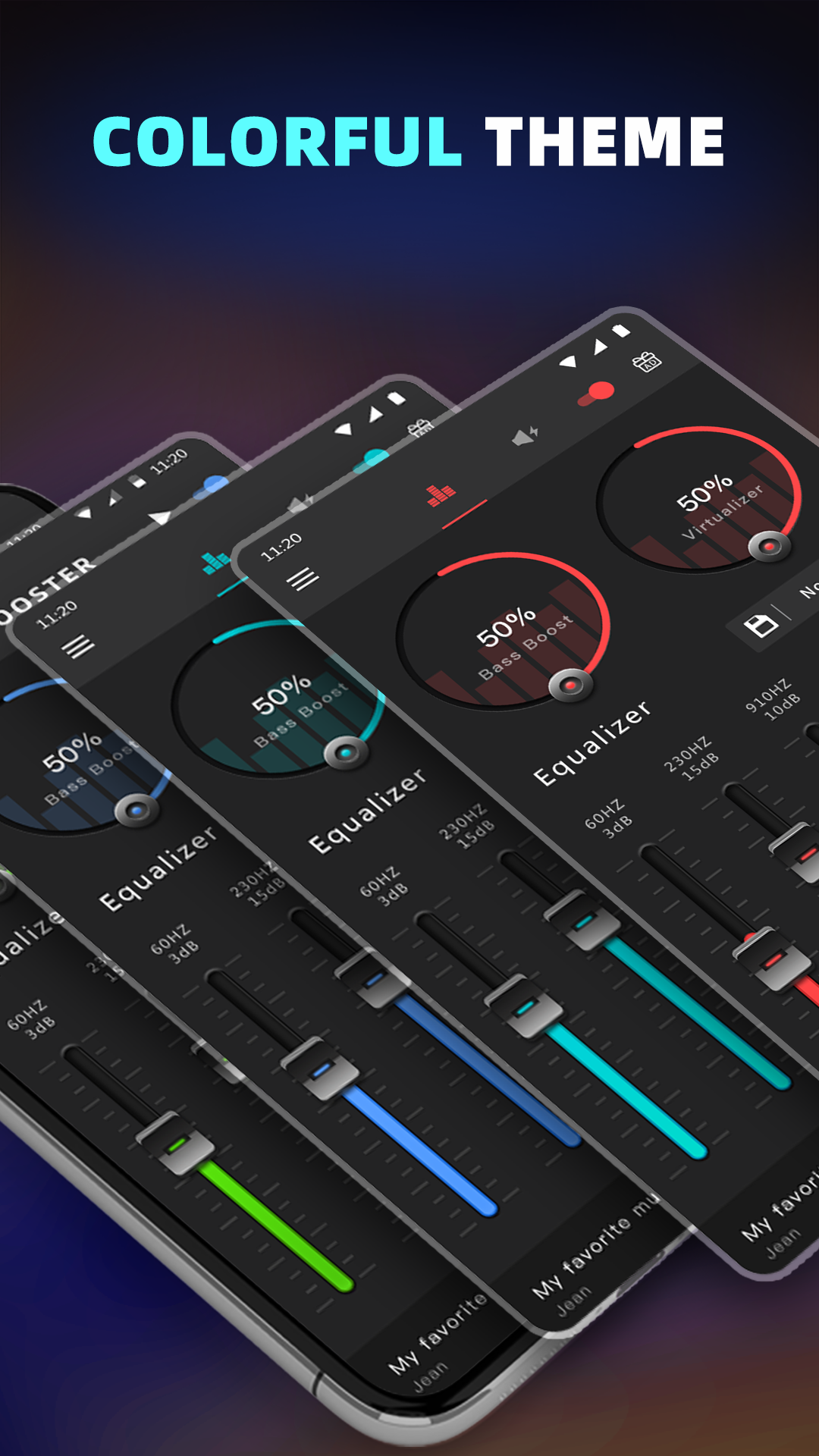 اسکرین شات 3 برنامه Bass Booster & Equalizer