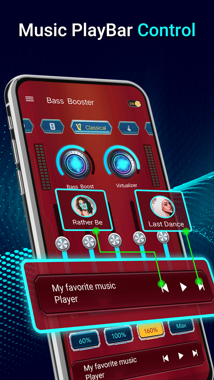 اسکرین شات 8 برنامه Equalizer- Bass Booster&Volume