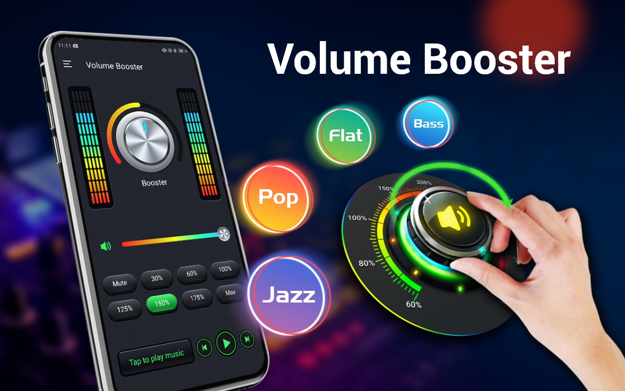 اسکرین شات 1 برنامه Volume Booster - Loud Speaker