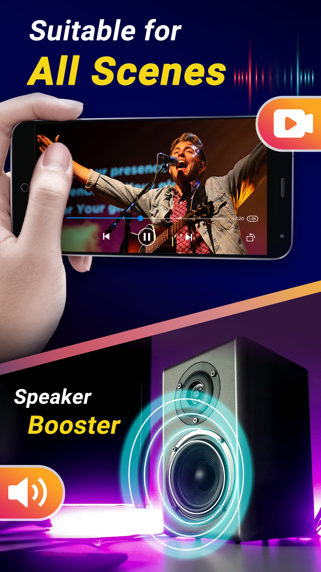 اسکرین شات 2 برنامه Volume Booster & Sound Booster