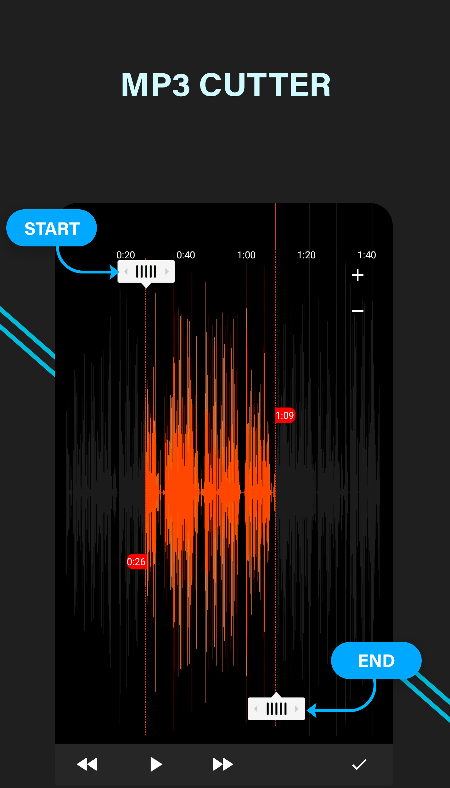 اسکرین شات 3 برنامه Video audio cutter