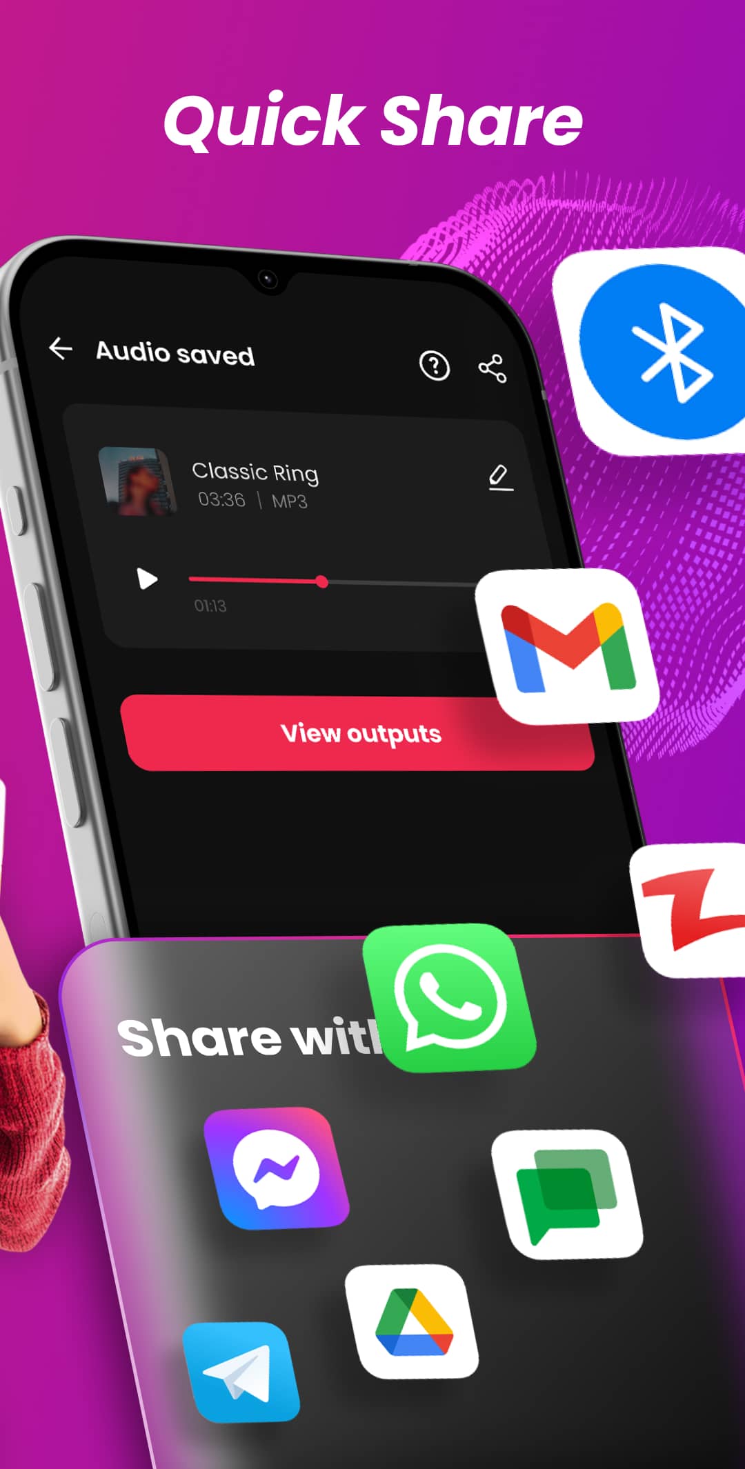 اسکرین شات 7 برنامه Audio Editor, MP3 Cutter