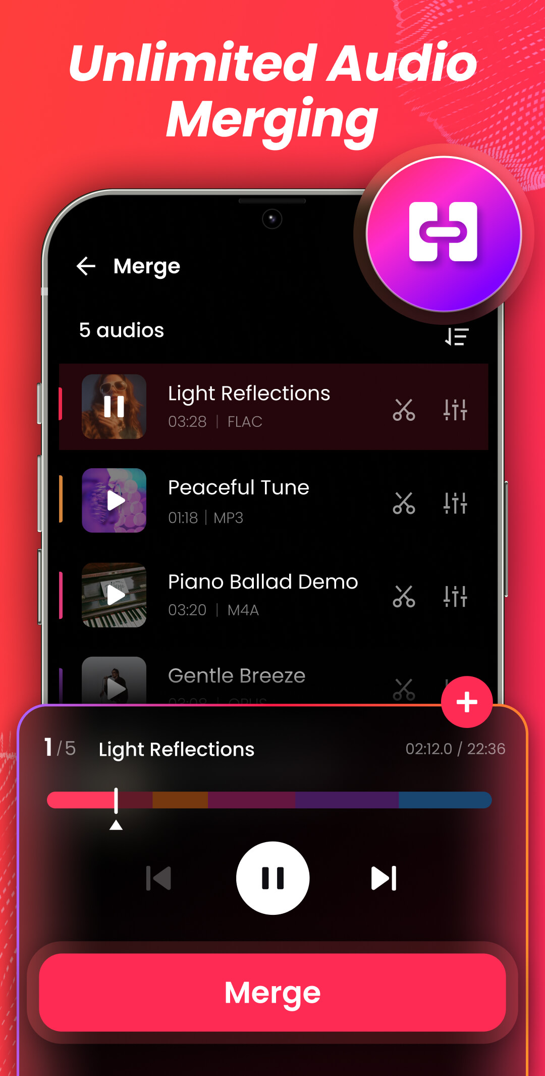 اسکرین شات 4 برنامه Music Editor, MP3 Cutter