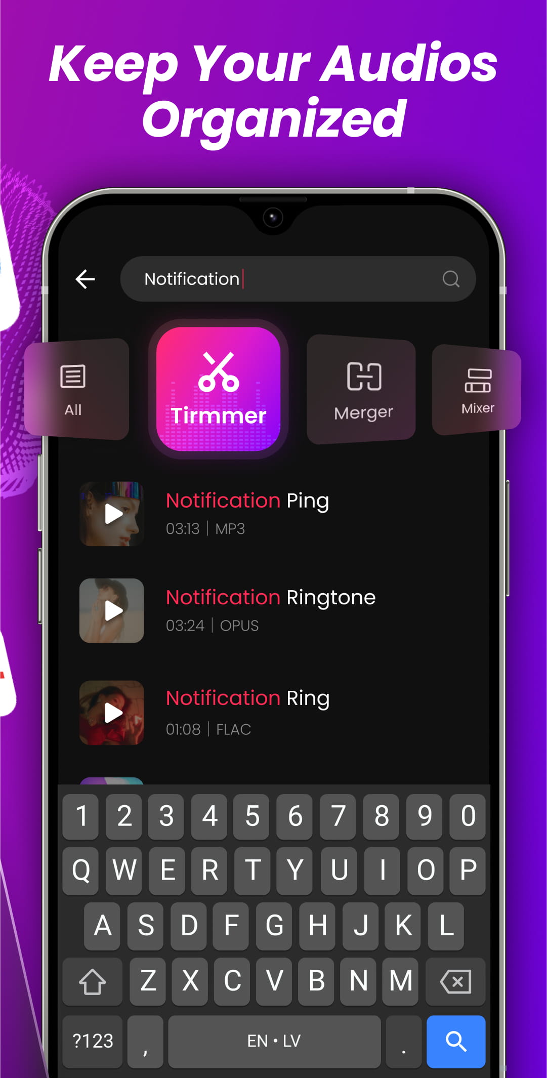 اسکرین شات 8 برنامه Audio Editor, MP3 Cutter