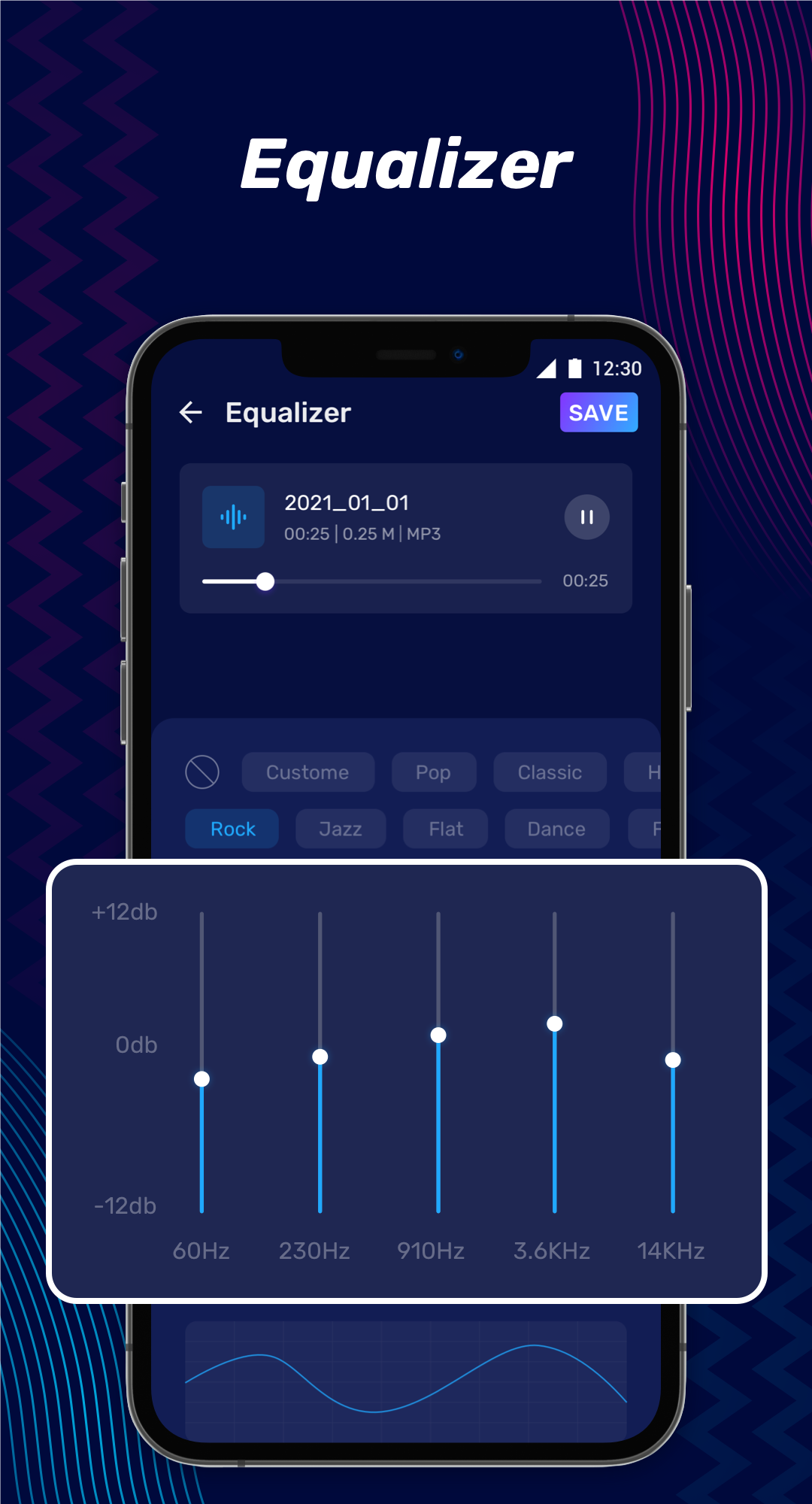 اسکرین شات 7 برنامه Audio Editor & Music Editor