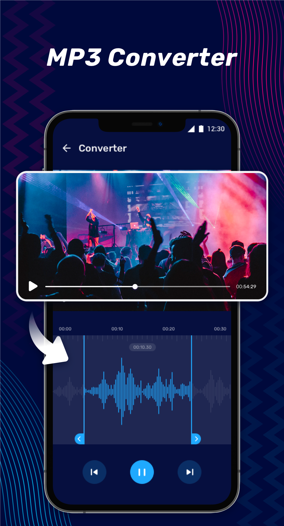 اسکرین شات 3 برنامه Audio Editor & Music Editor