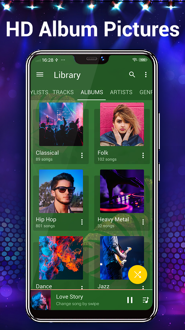 اسکرین شات 5 برنامه Music Player- Music,Mp3 Player