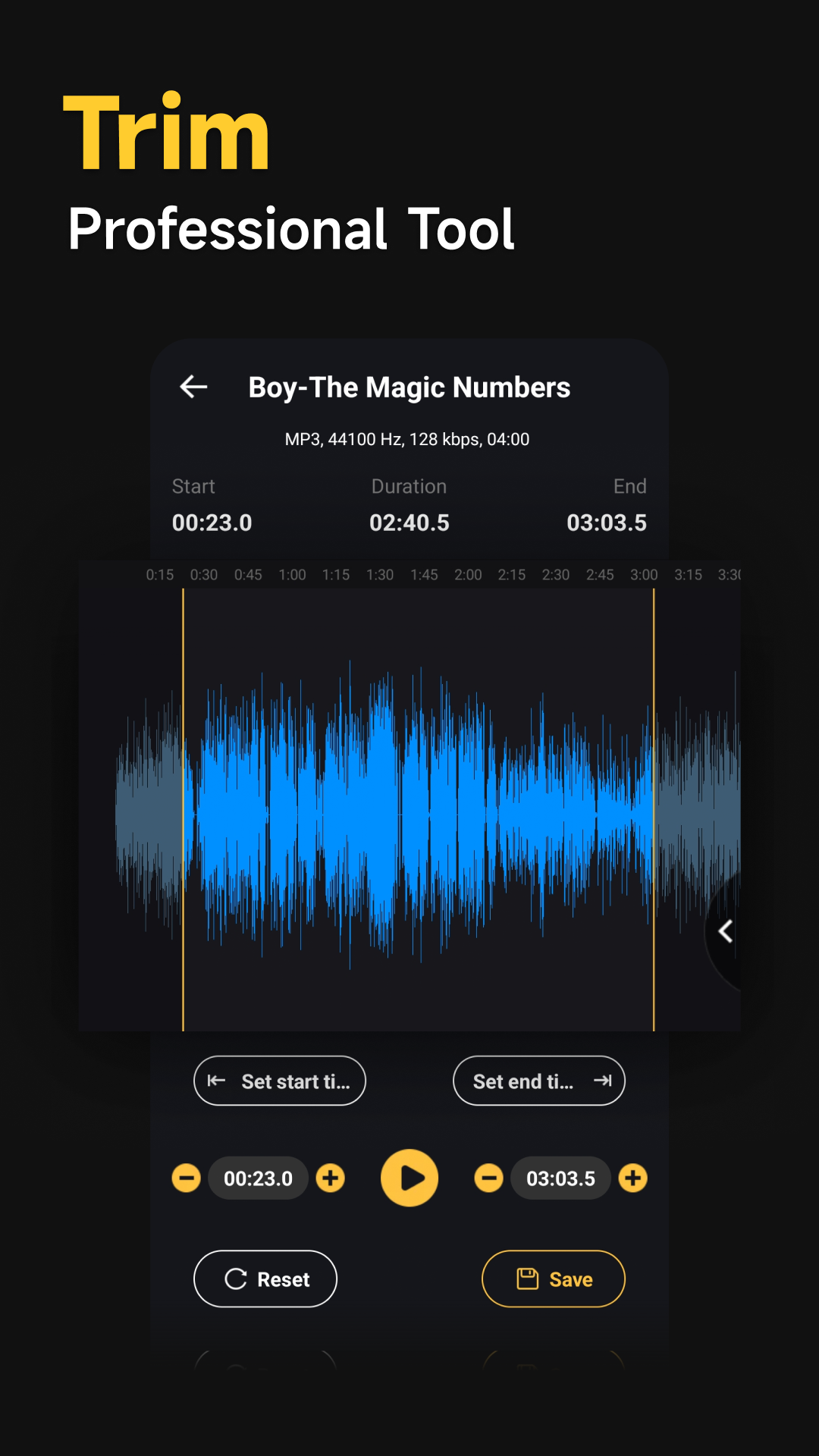 اسکرین شات 6 برنامه Music Player with Equalizer