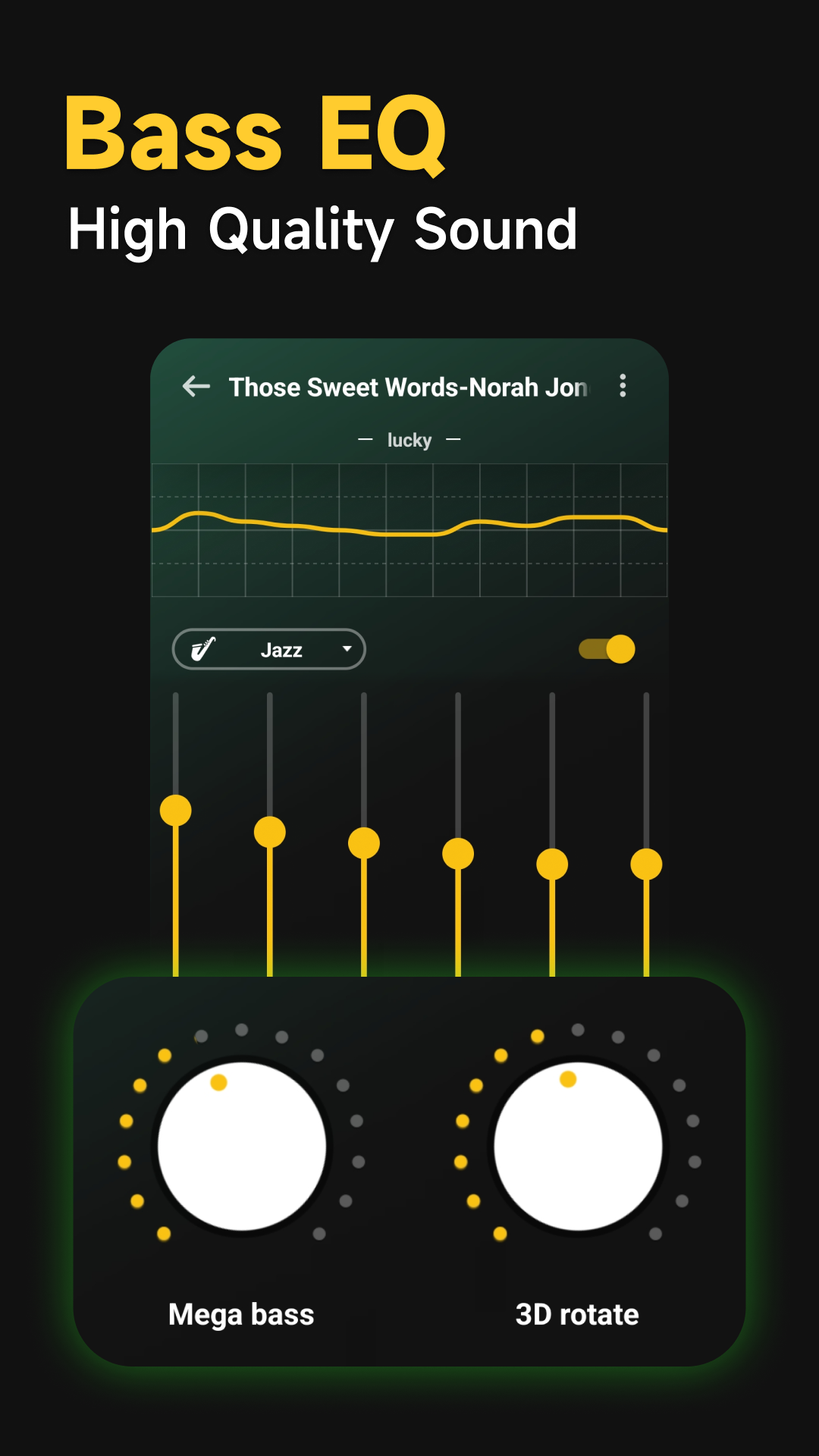 اسکرین شات 3 برنامه Music Player with Equalizer