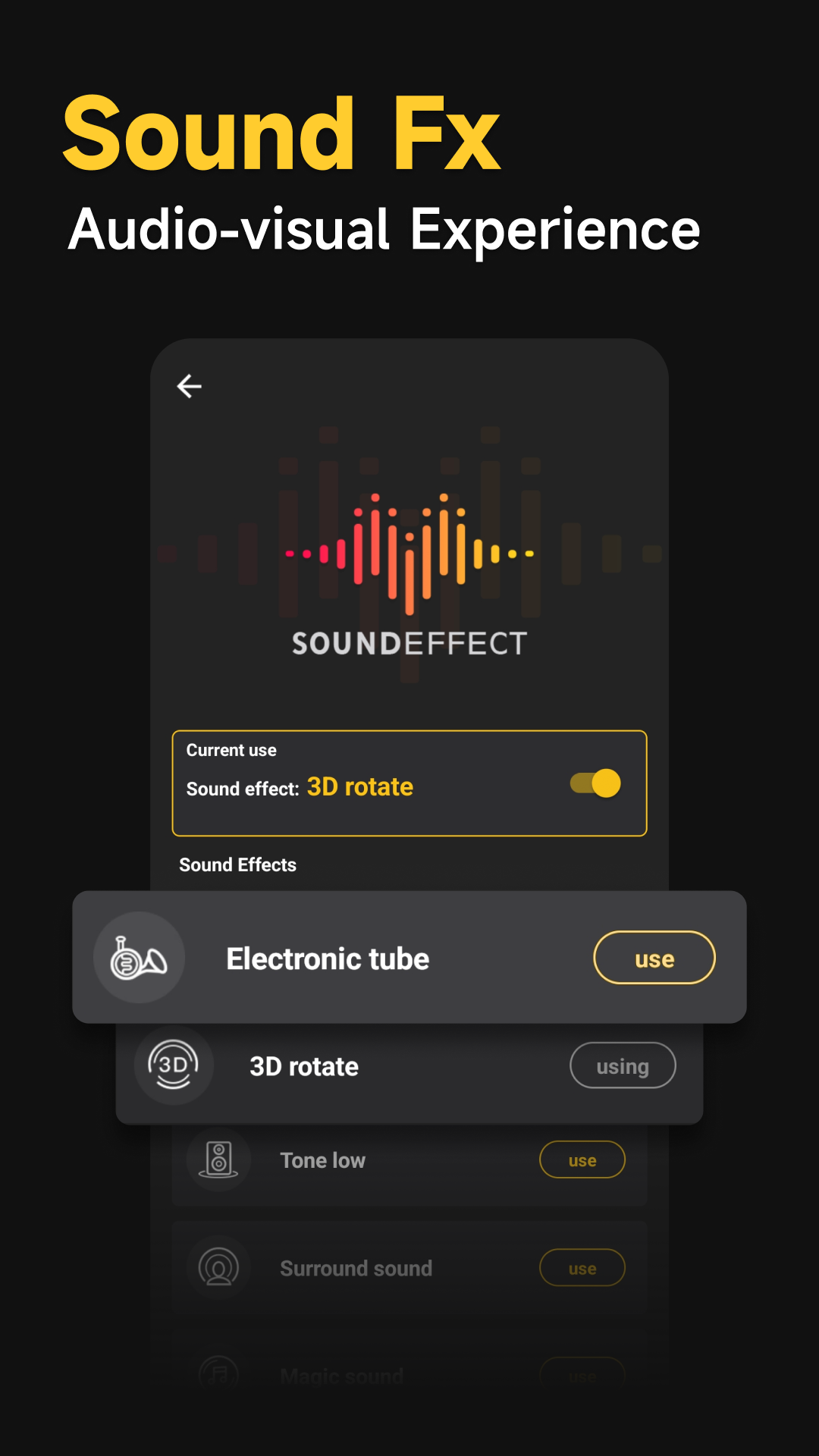 اسکرین شات 4 برنامه Music Player with Equalizer
