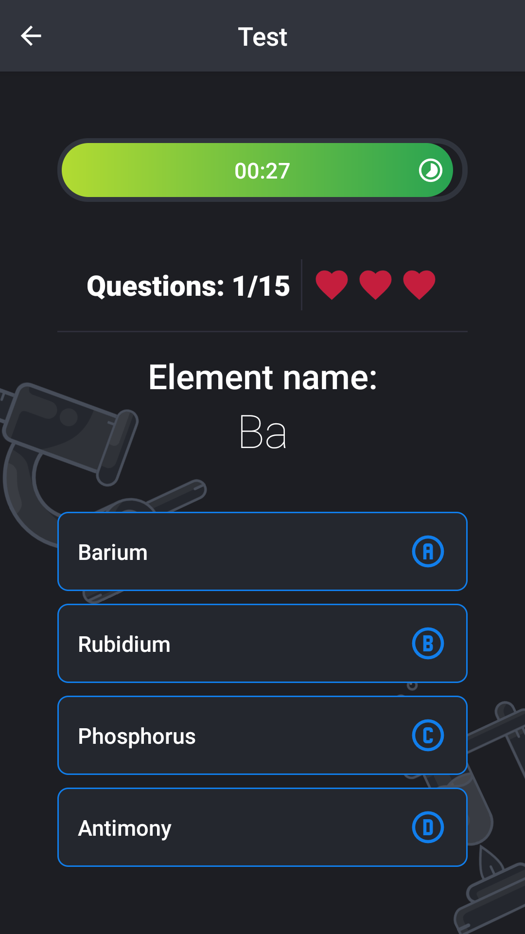 اسکرین شات 8 بازی Periodic Table - Game