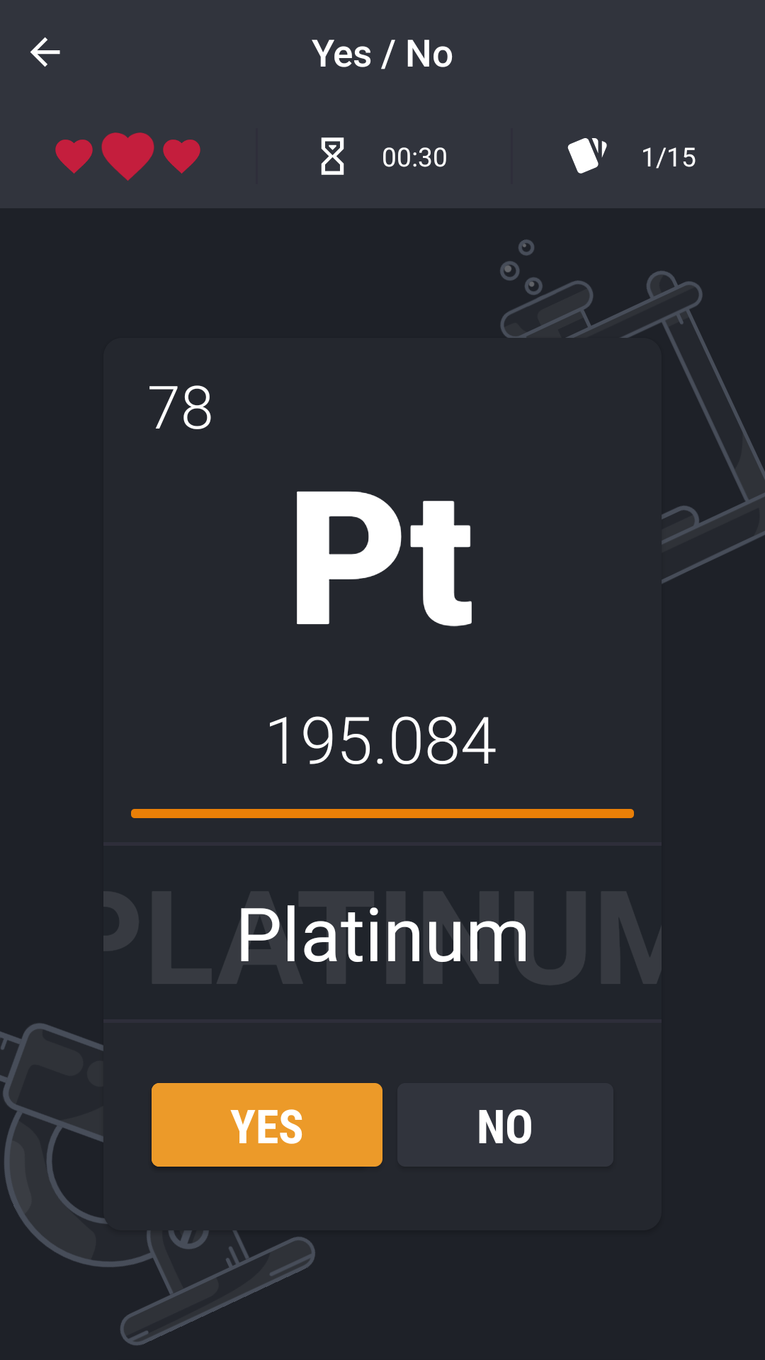 اسکرین شات 6 بازی Periodic Table - Game