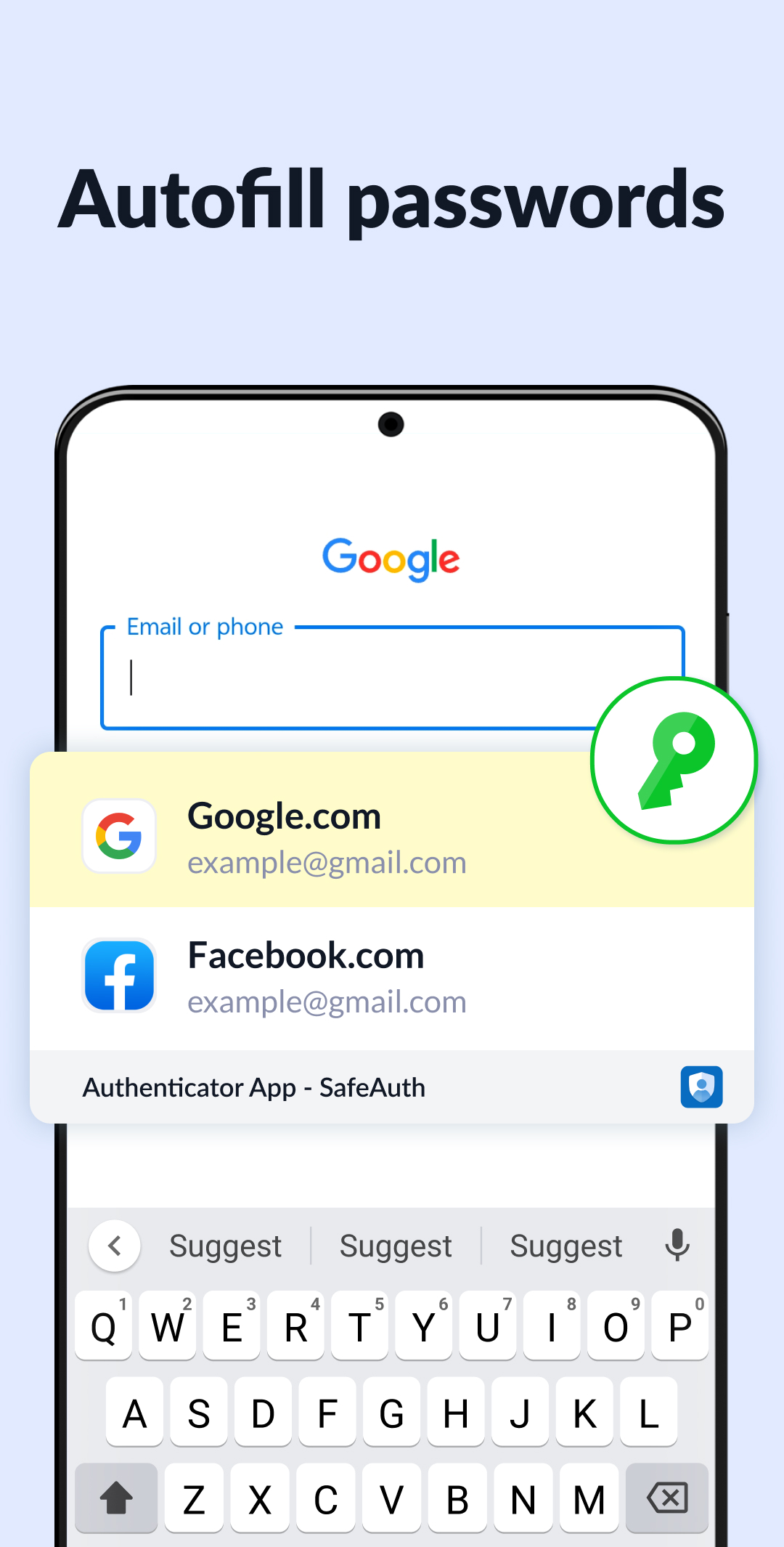 اسکرین شات 5 برنامه Authenticator App - SafeAuth