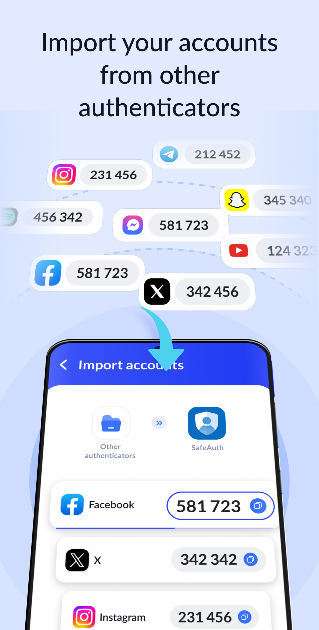 اسکرین شات 3 برنامه Authenticator App - SafeAuth