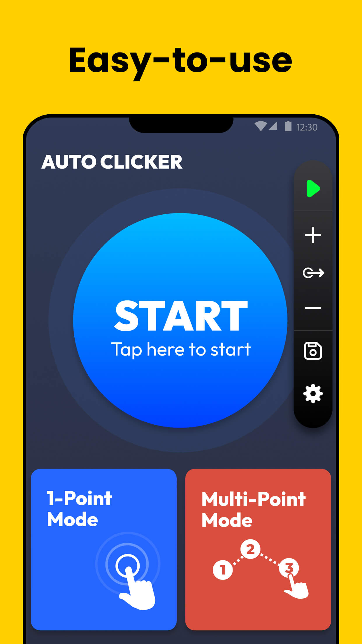 اسکرین شات 1 برنامه Auto Clicker: Auto Tapper