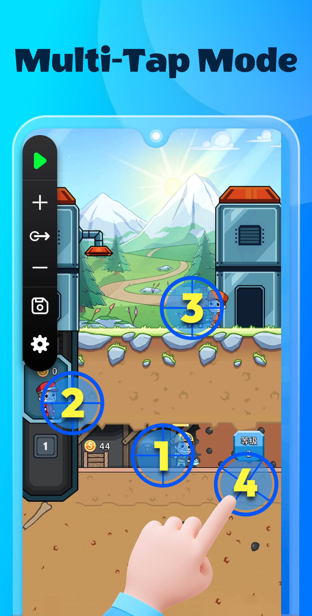 اسکرین شات 3 برنامه Auto Clicker: Auto Tapper